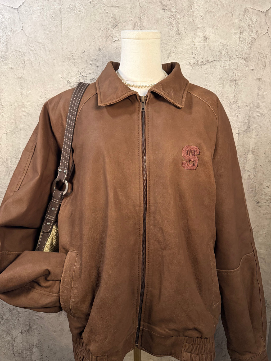 Burks Bay leather jacket