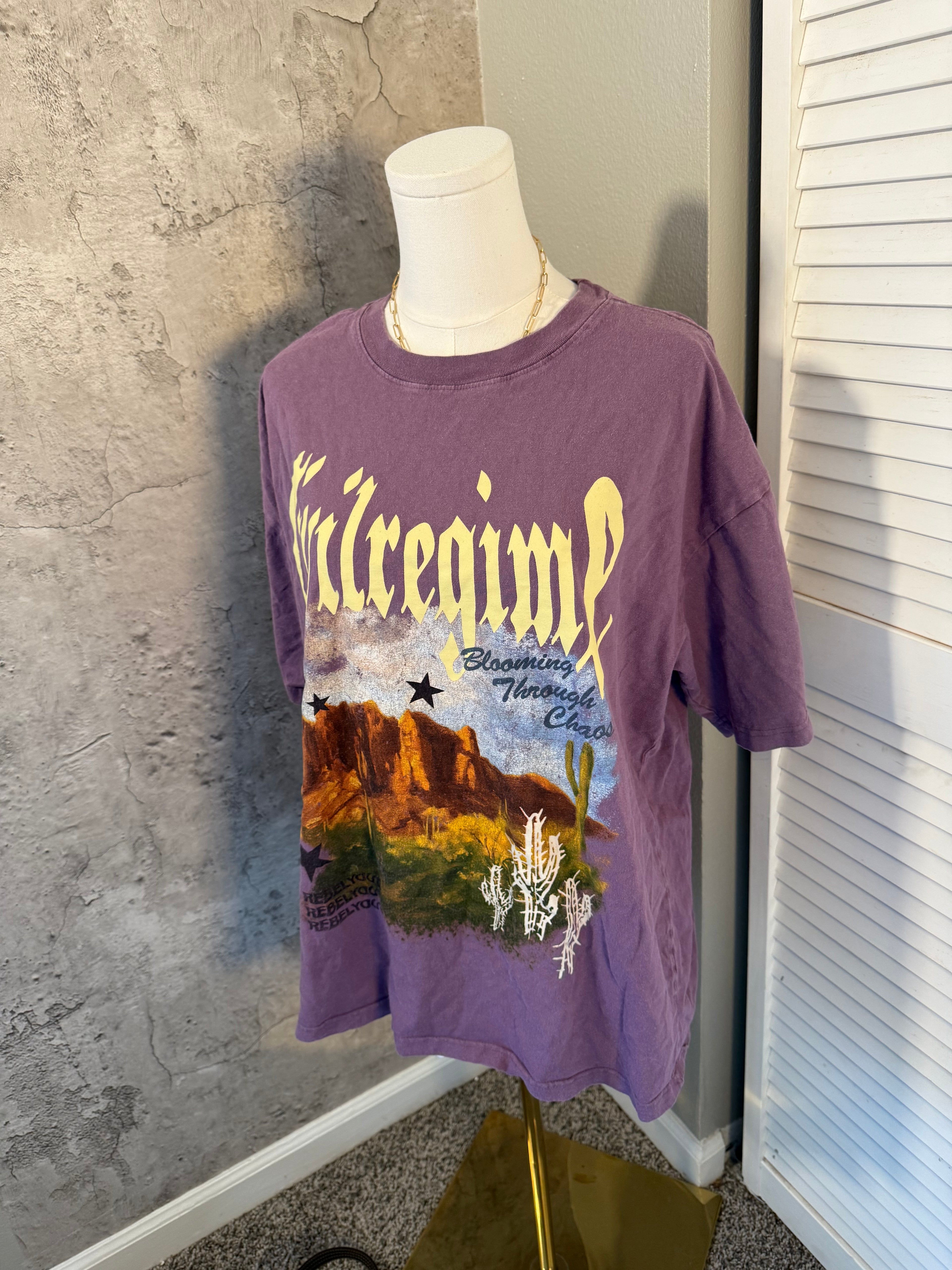 Purple tee