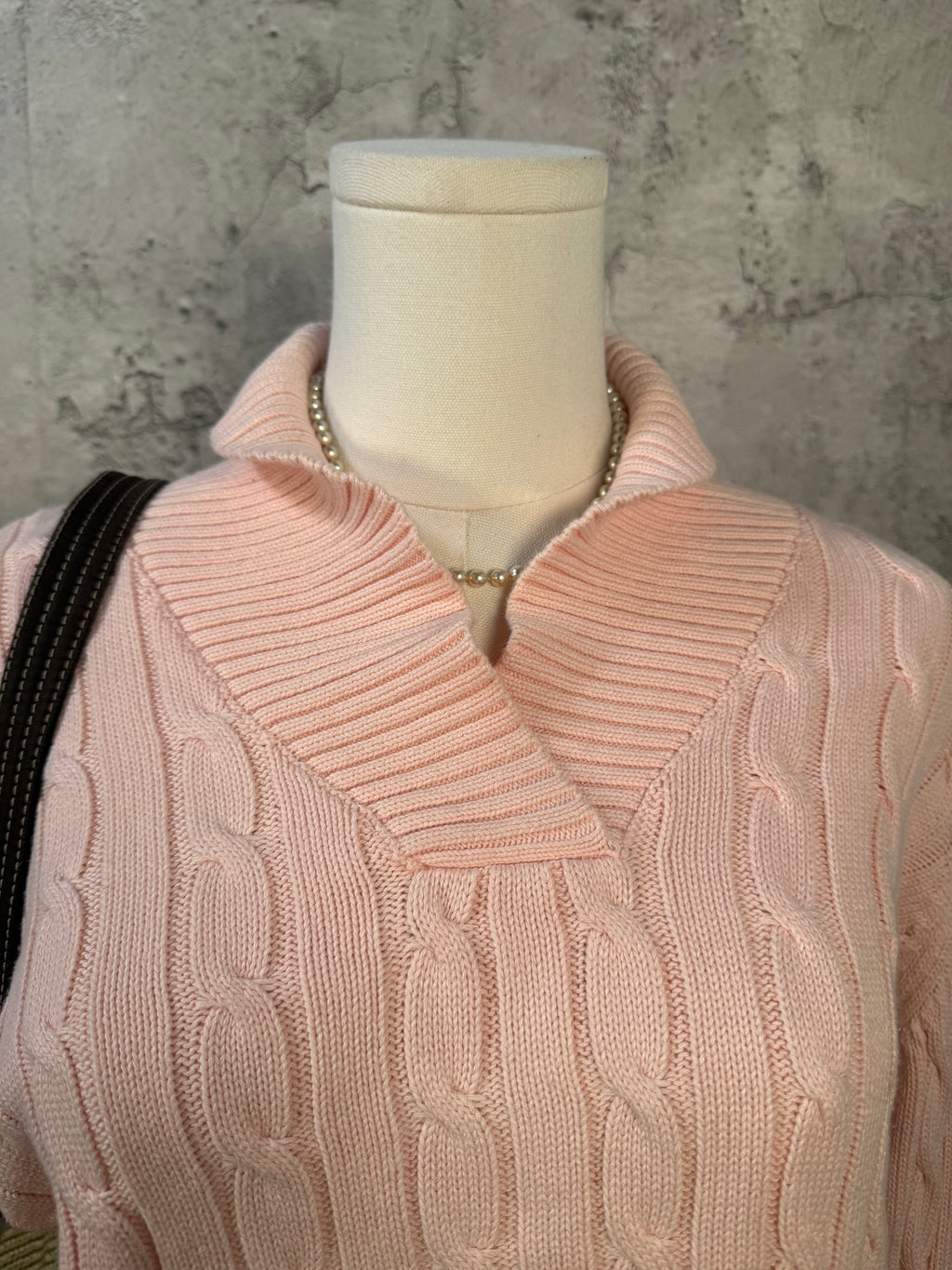 Chaps pink sweater