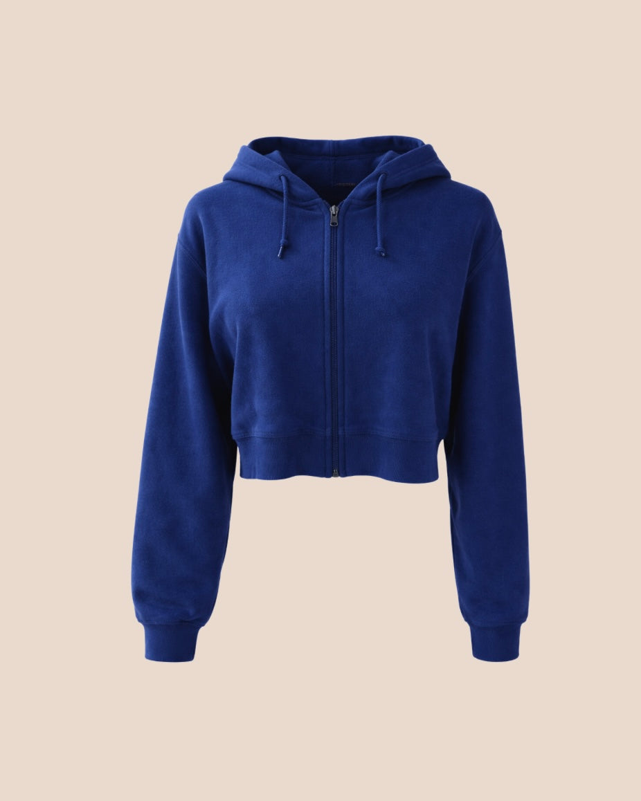 Jones New York cropped hoodie