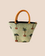 Orange and green bag