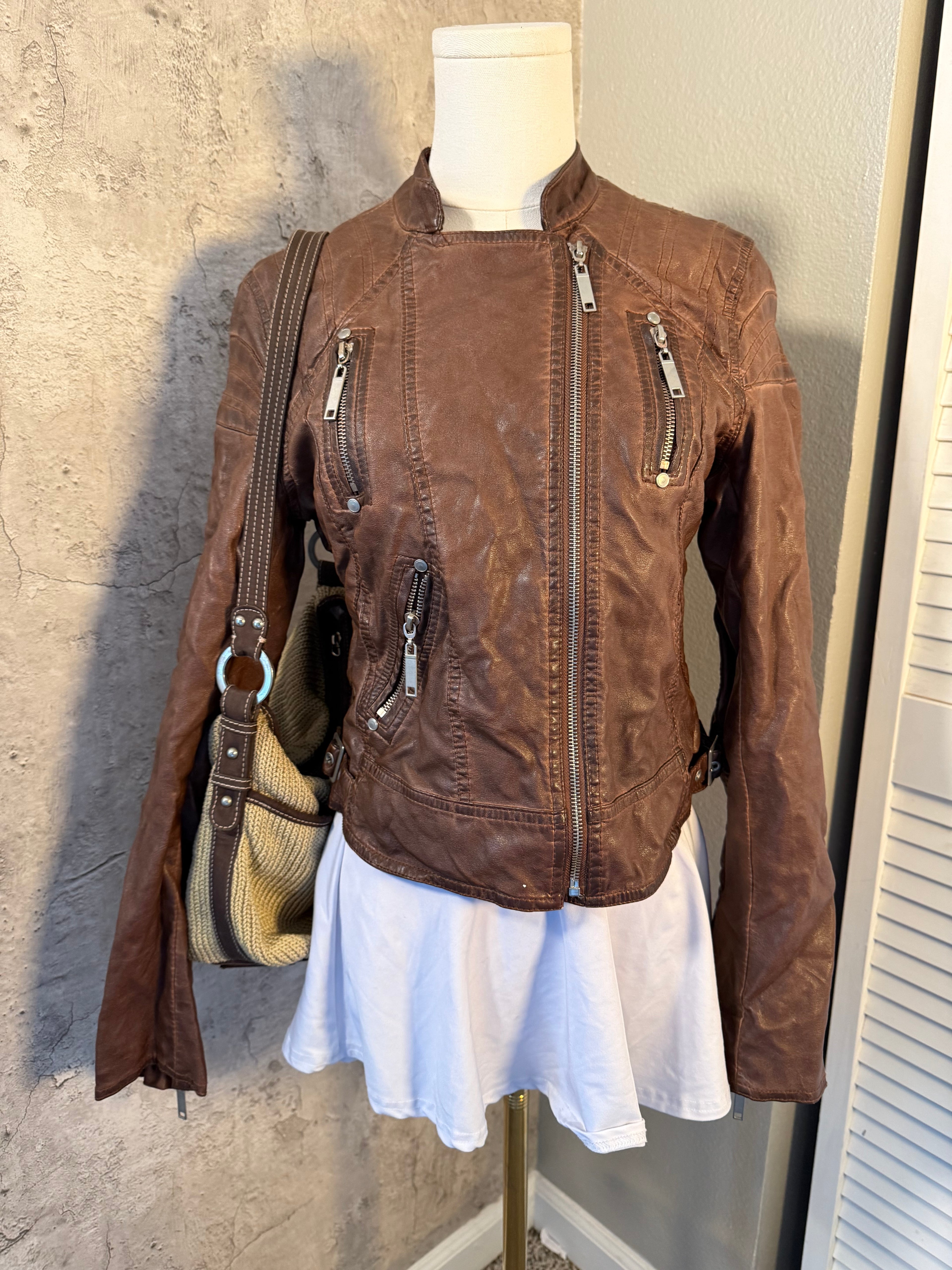 Leather jacket