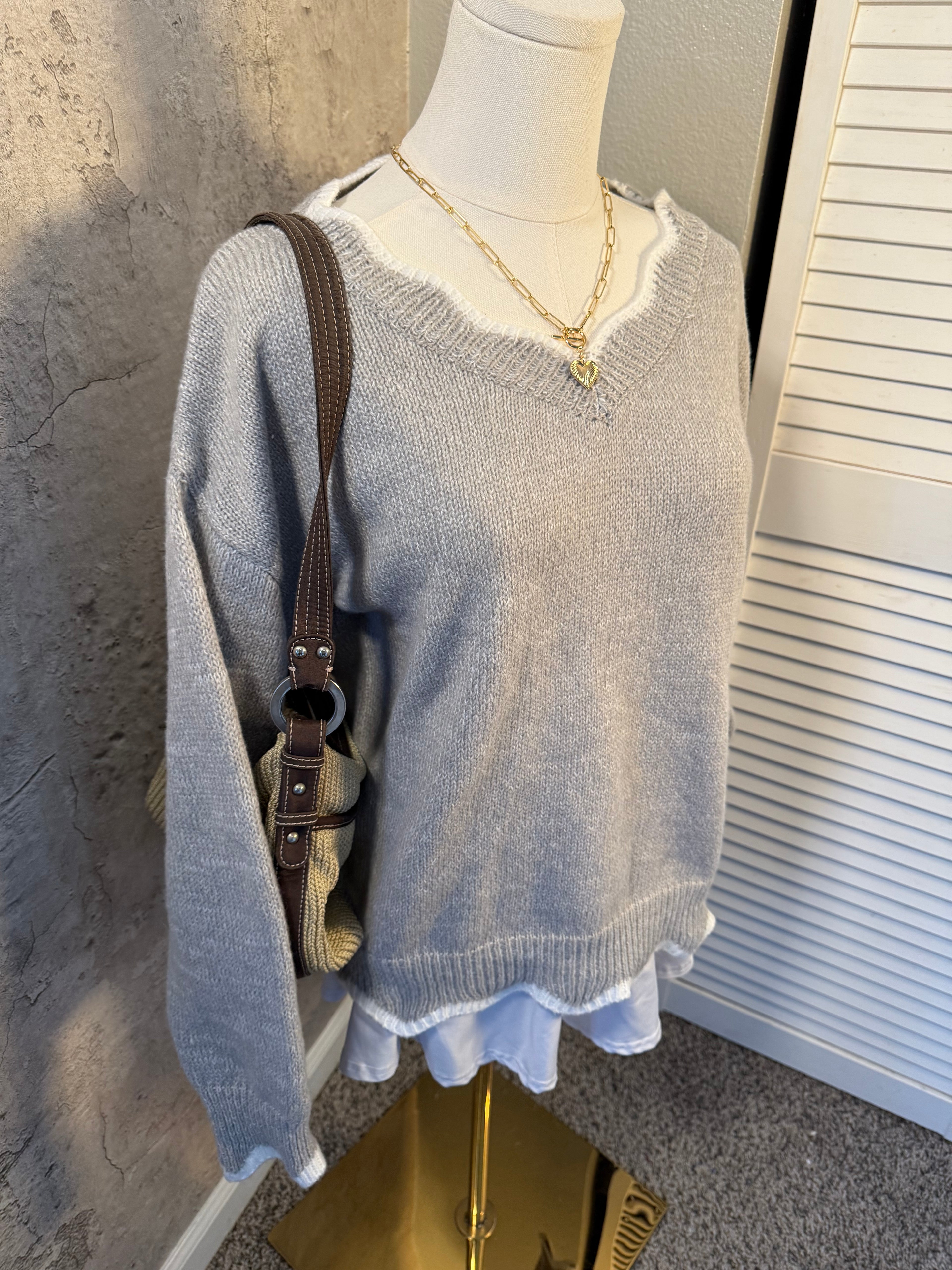 Grey sweater