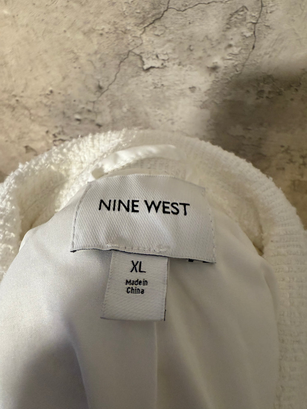 NINE WEST white Jacket