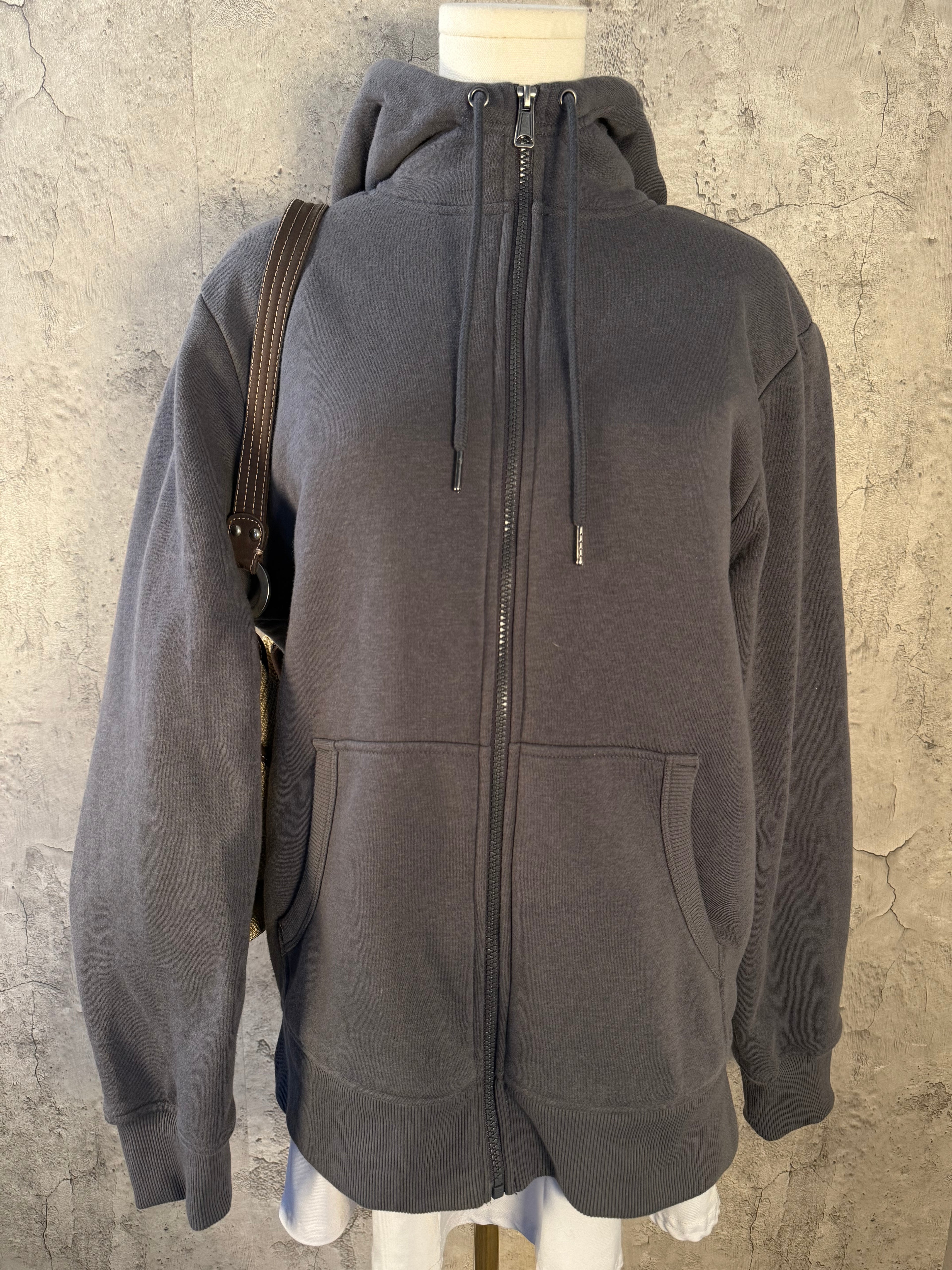 Fur coated Gray hoodie