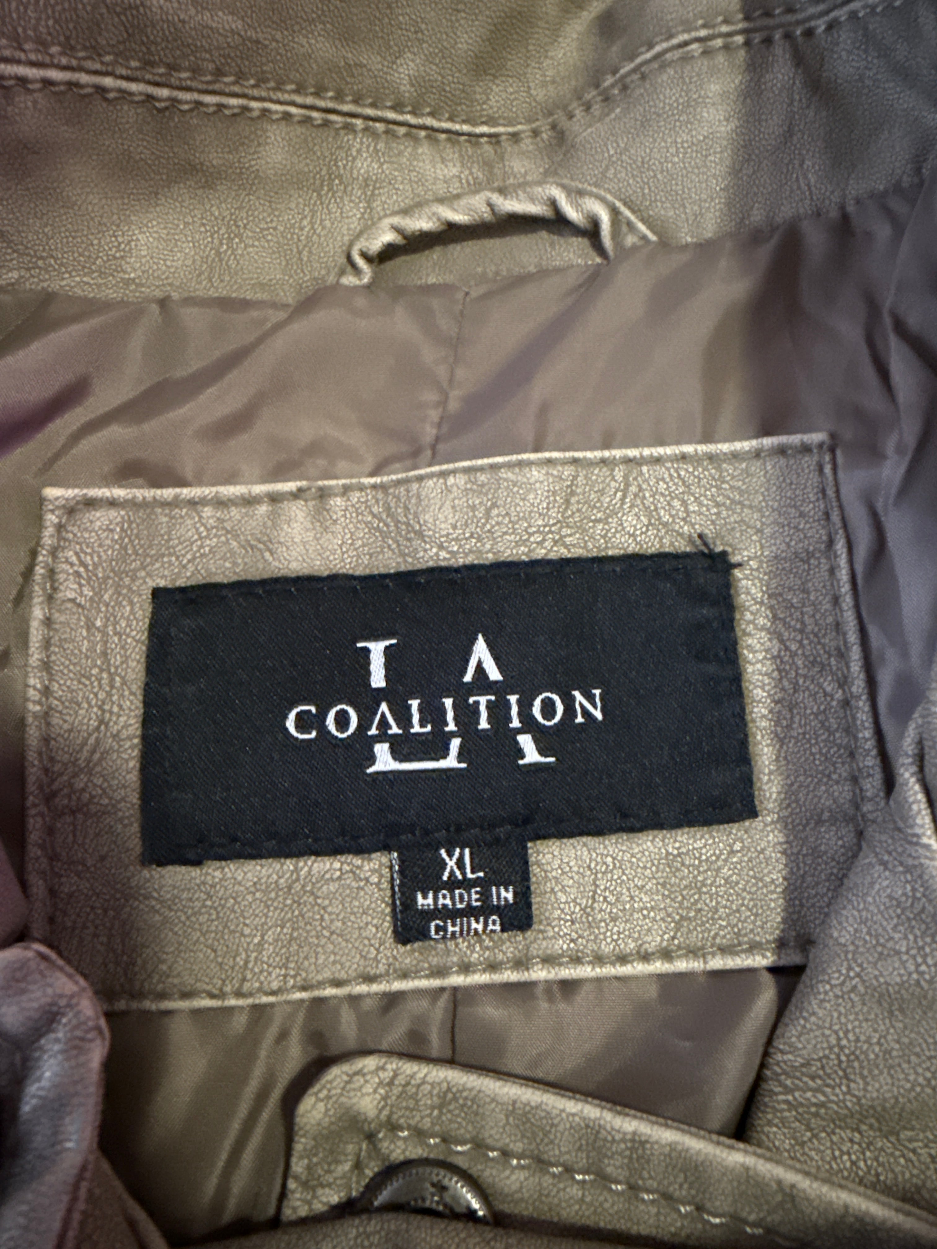 LA COALITION Leather Jacket