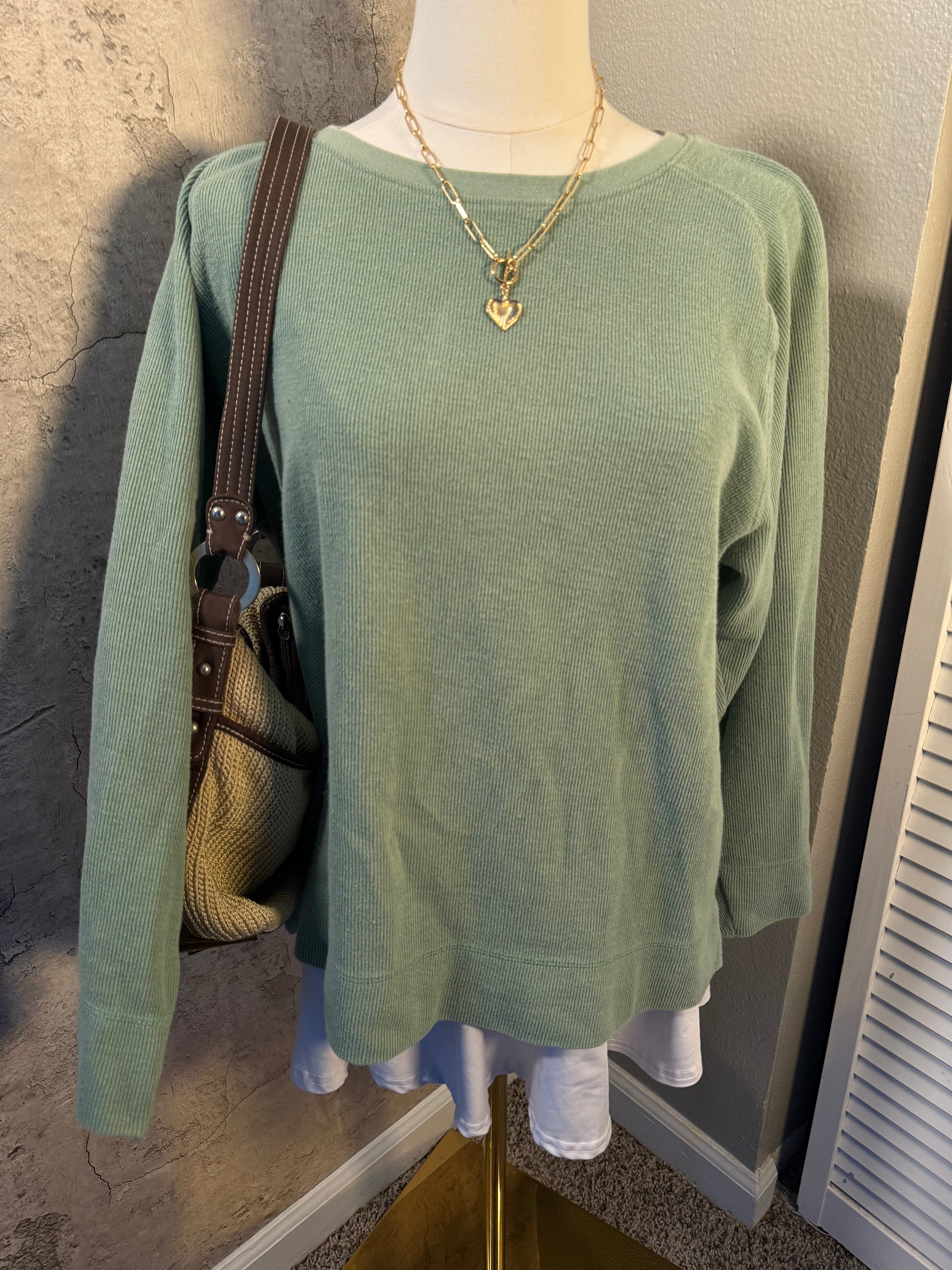 Green sweater