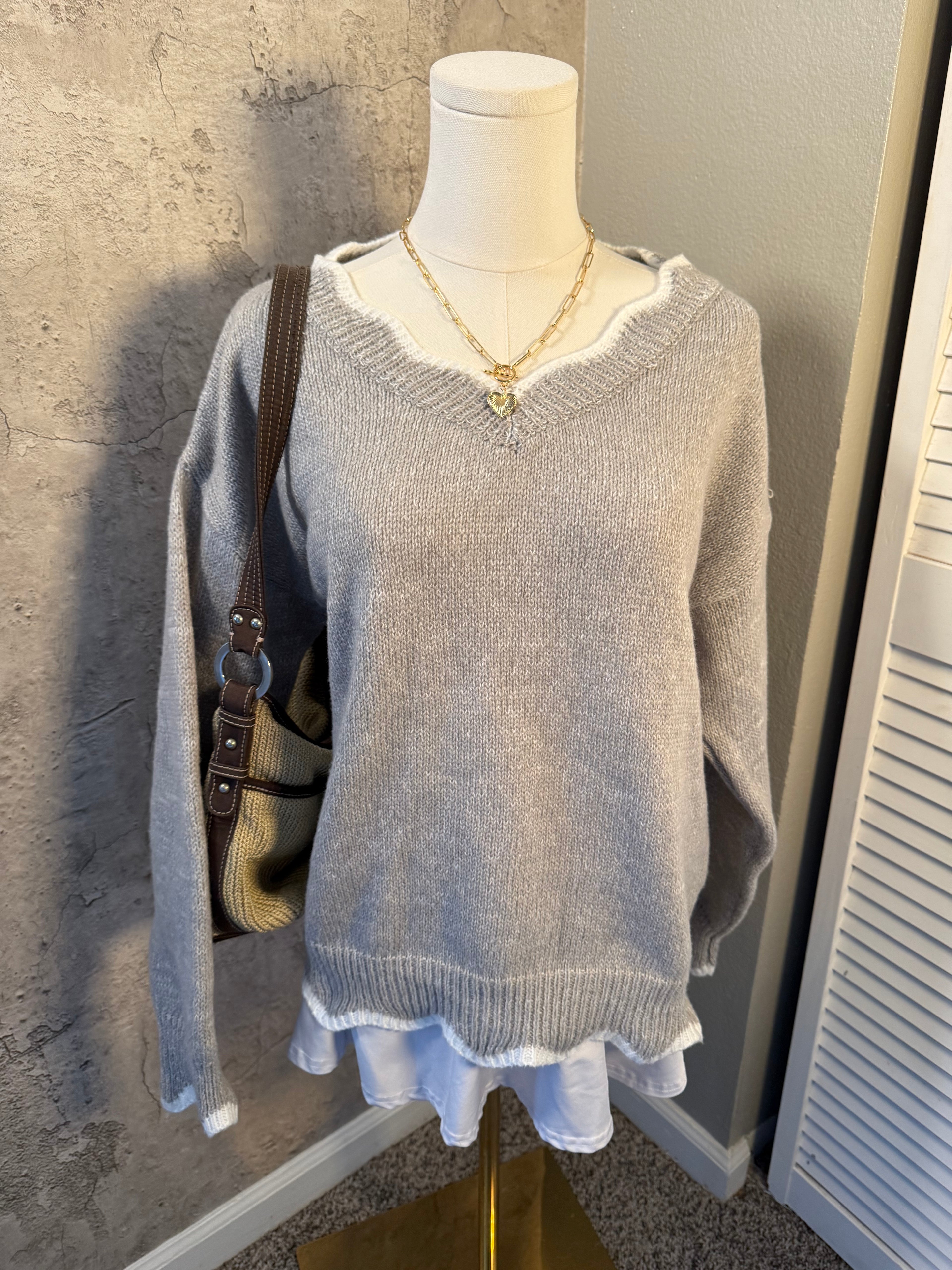 Grey sweater