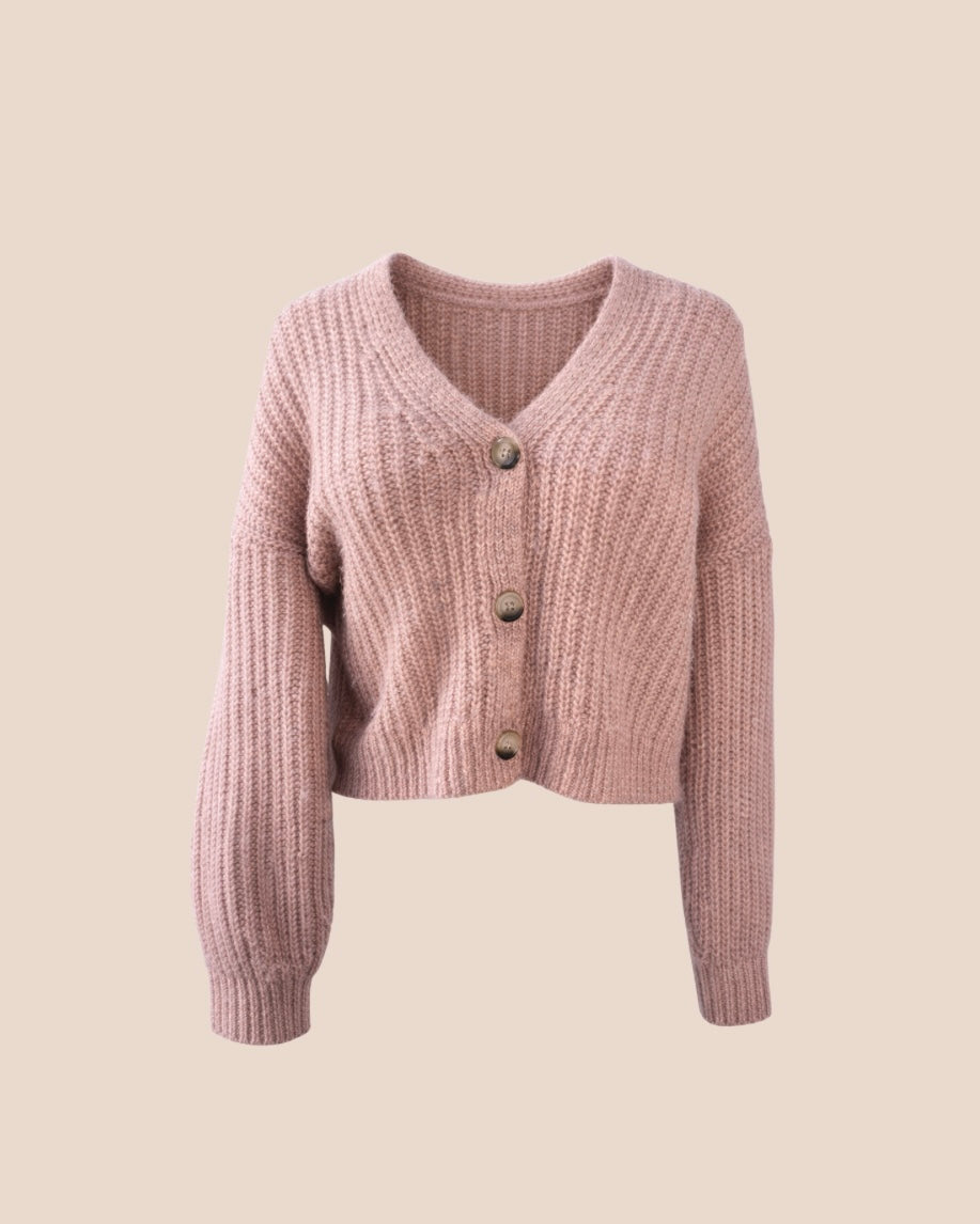 Pink cardigan