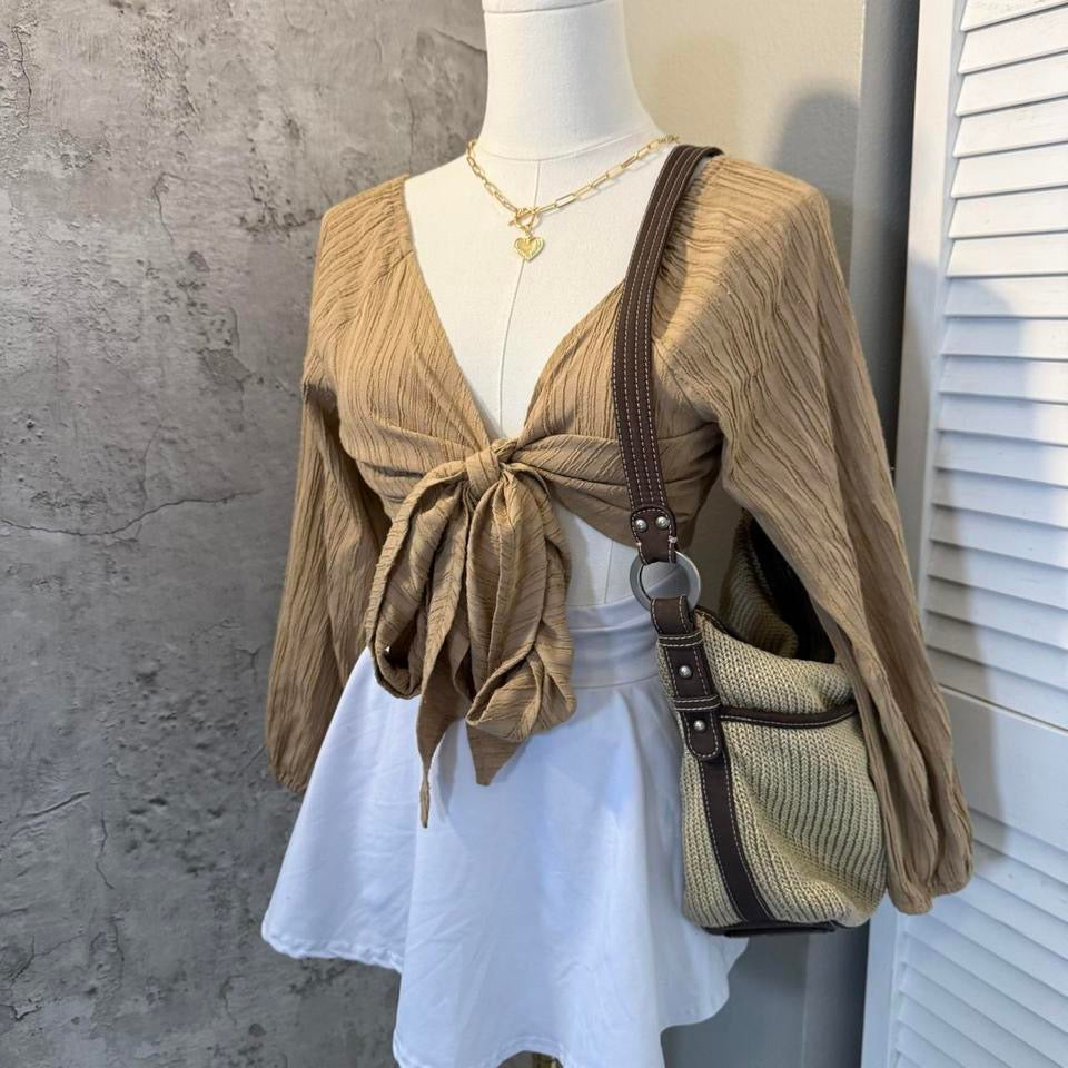 Tan longsleeve top