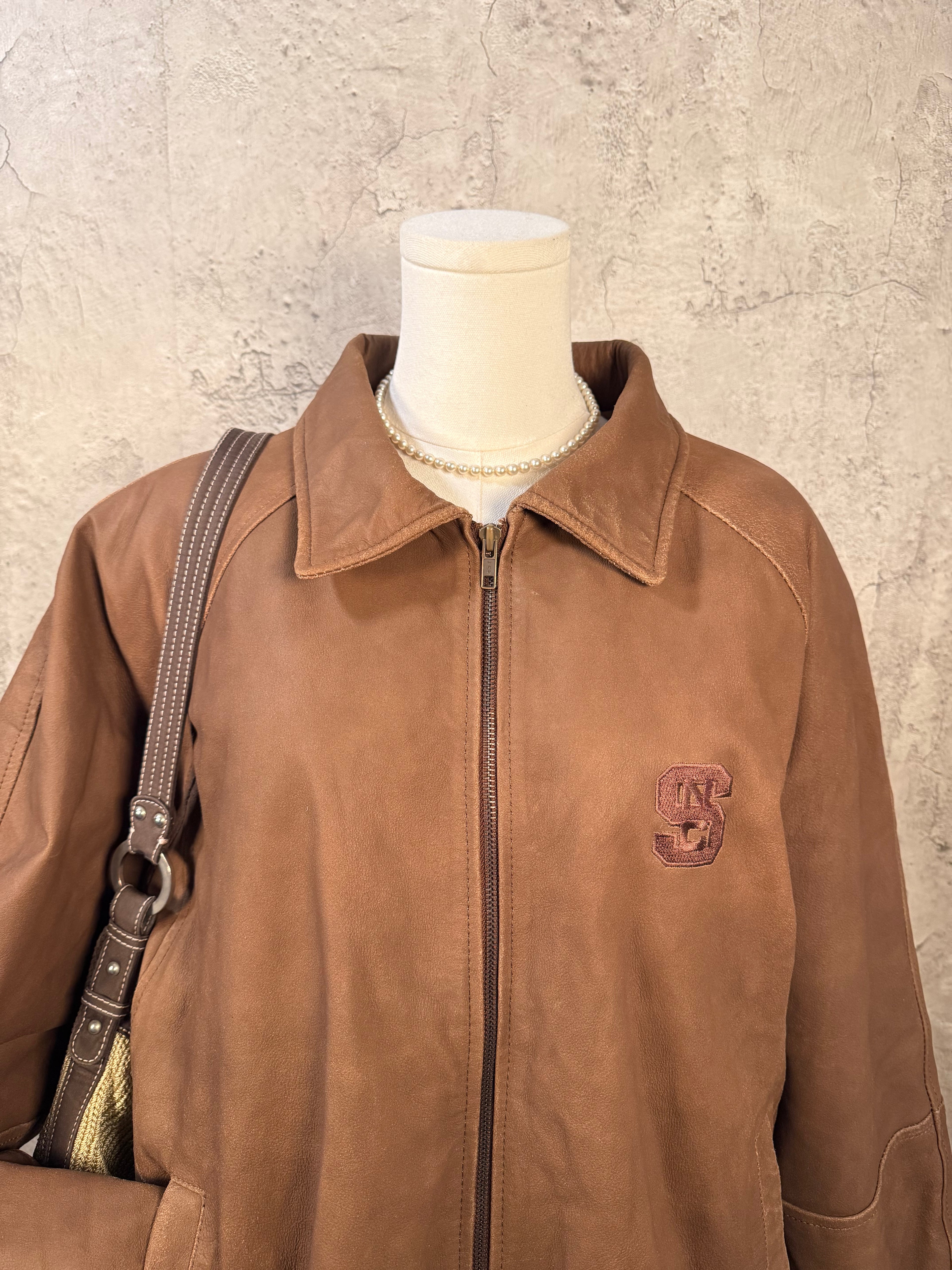 Burks Bay leather jacket