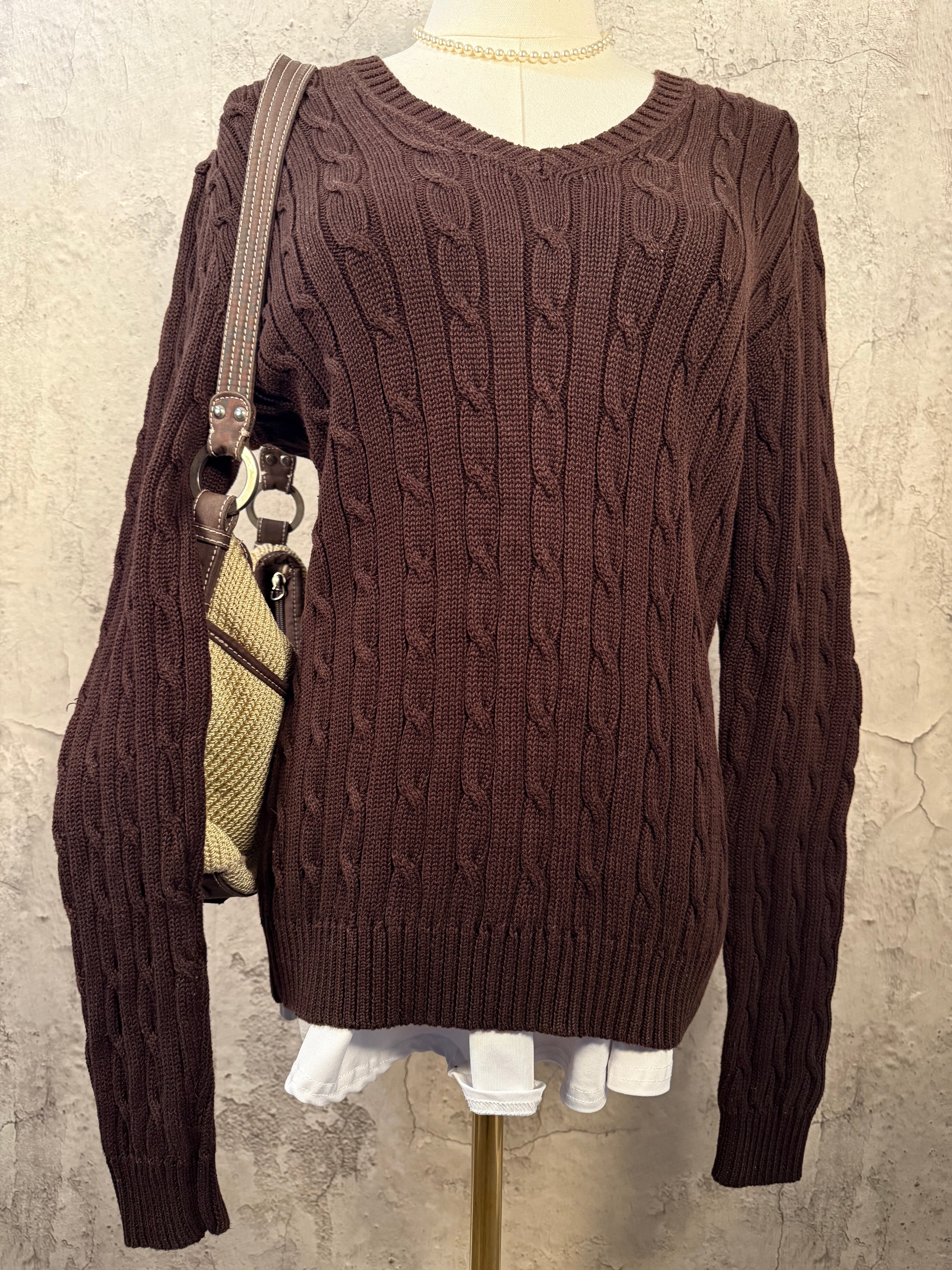 Jones New York brown sweatshirt