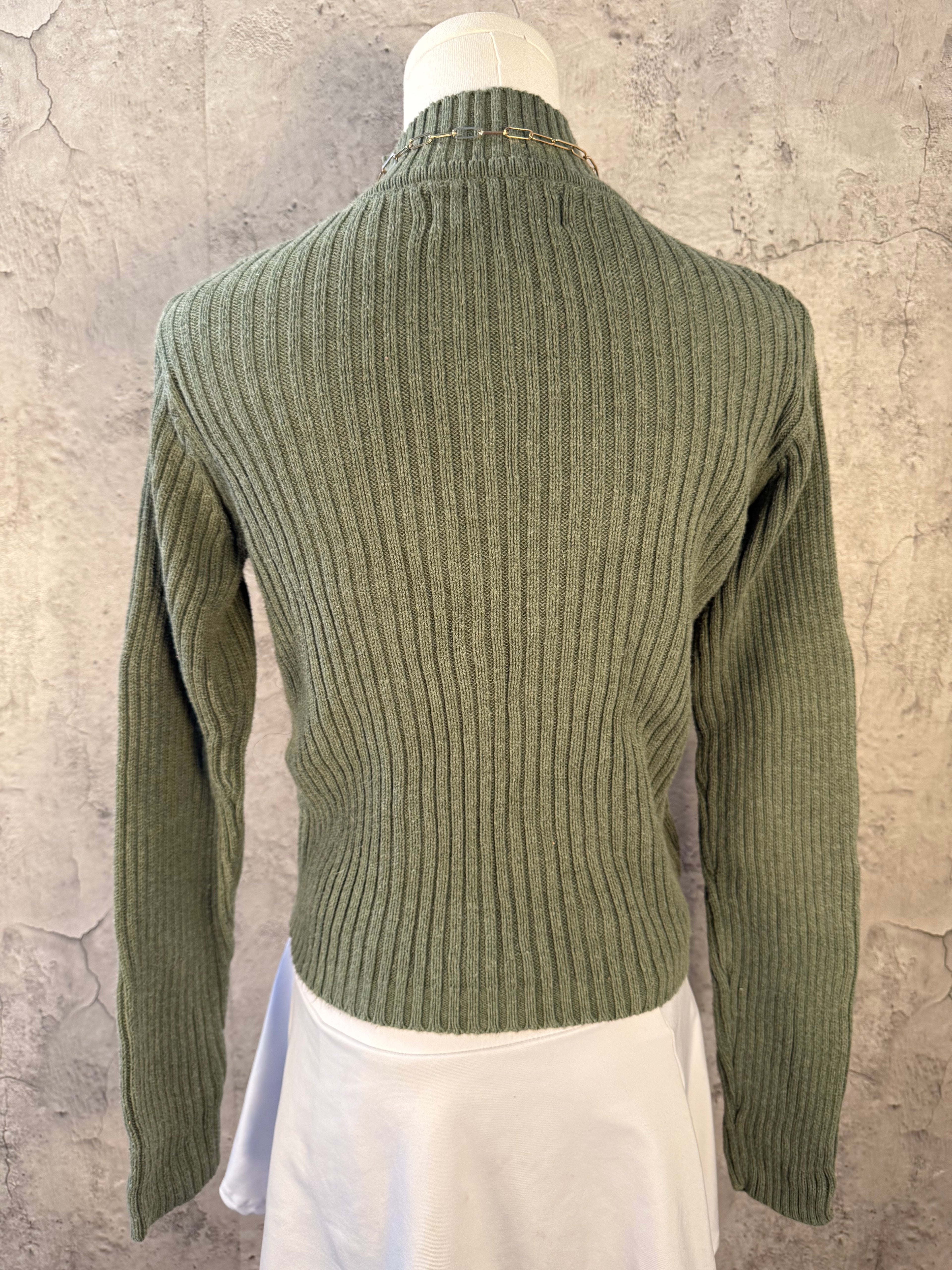 Green Turtle neck