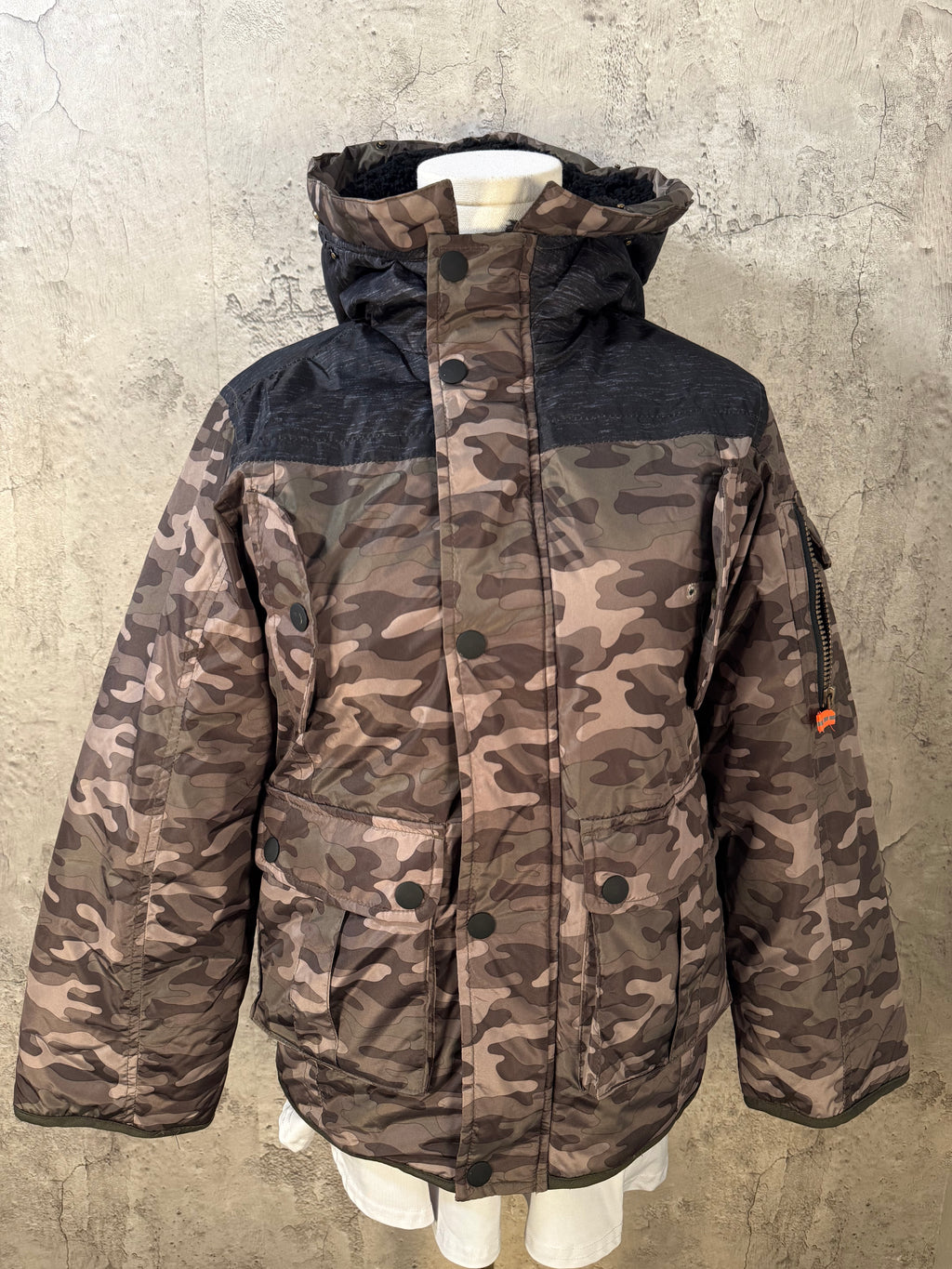 London Fog Camo Puffer