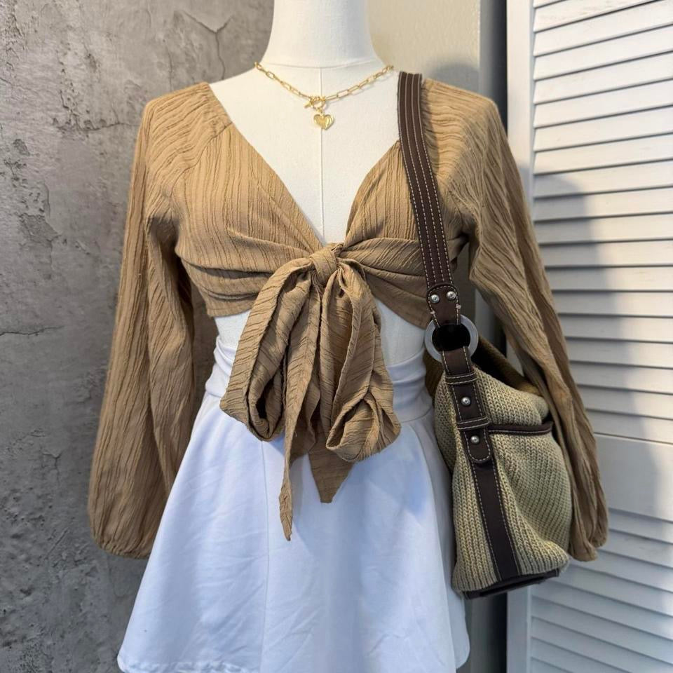 Tan longsleeve top