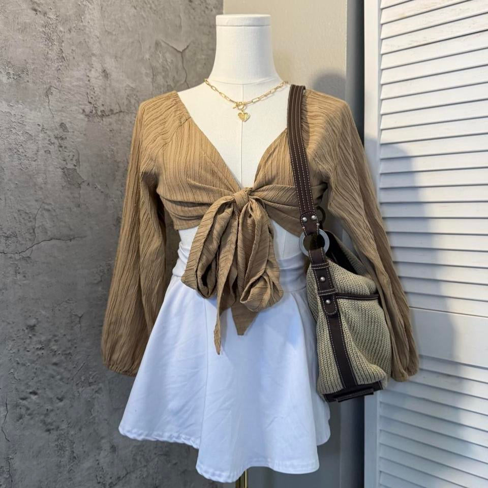 Tan longsleeve top
