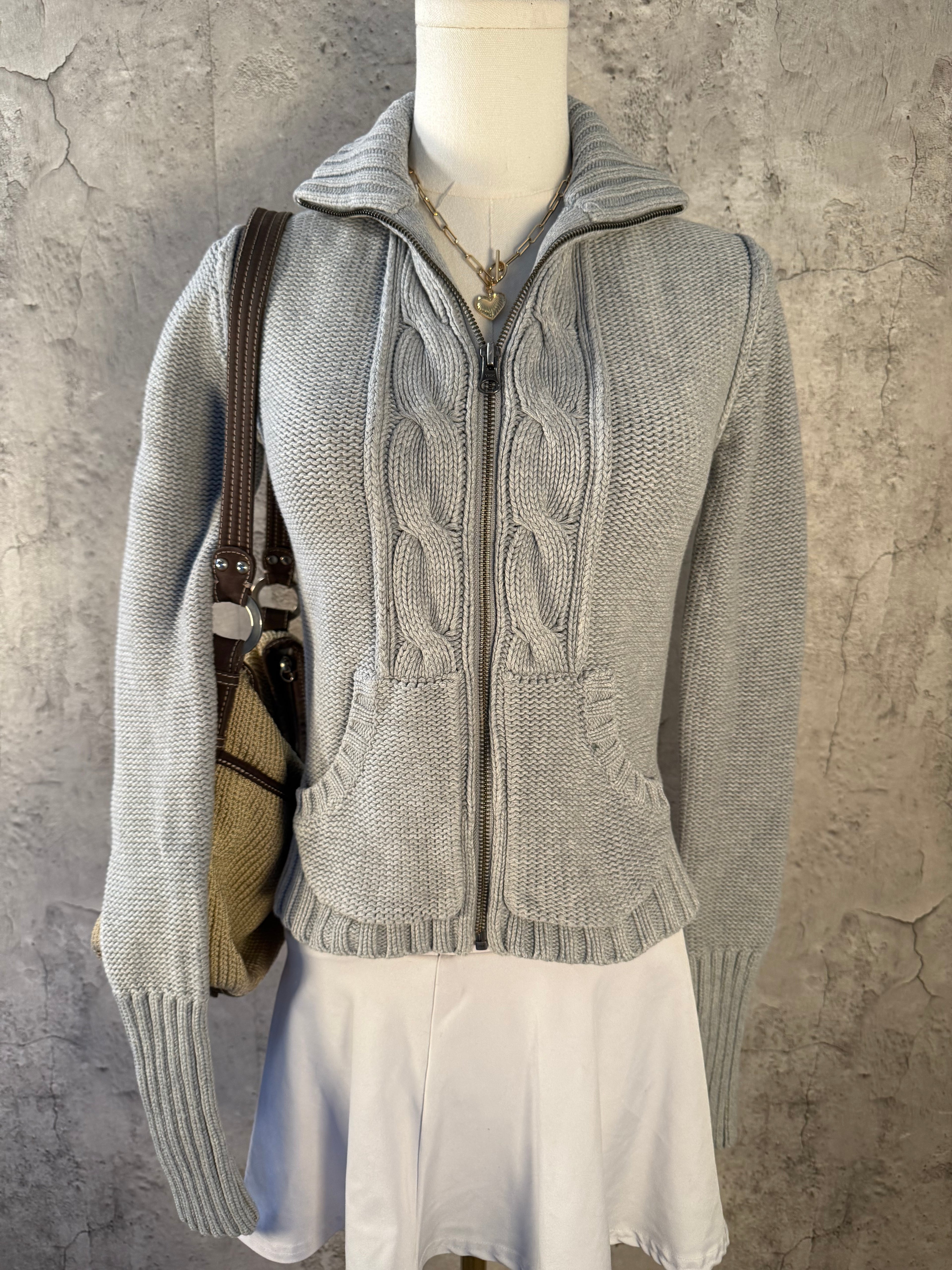 Old navy gray zip-up