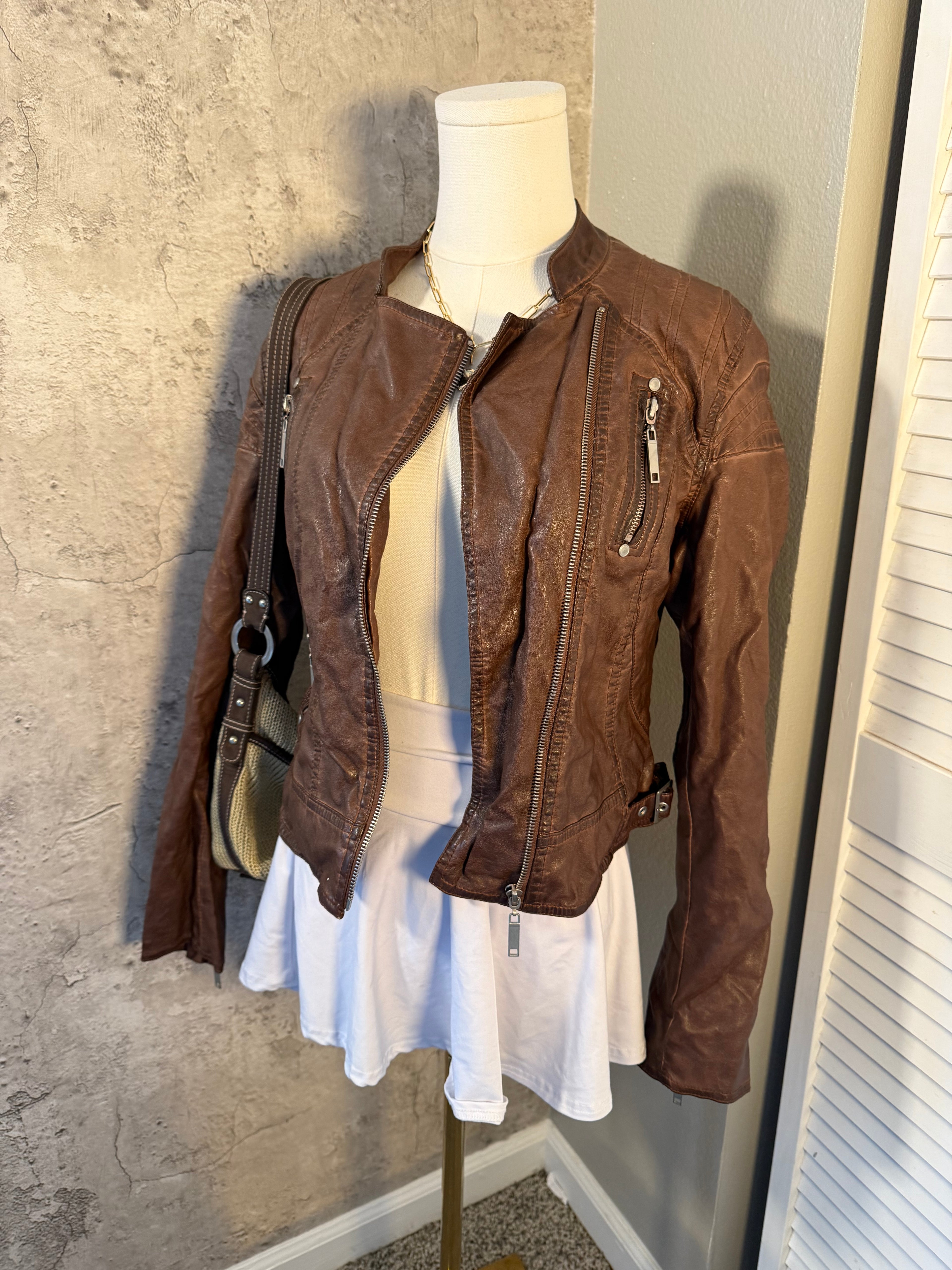 Leather jacket