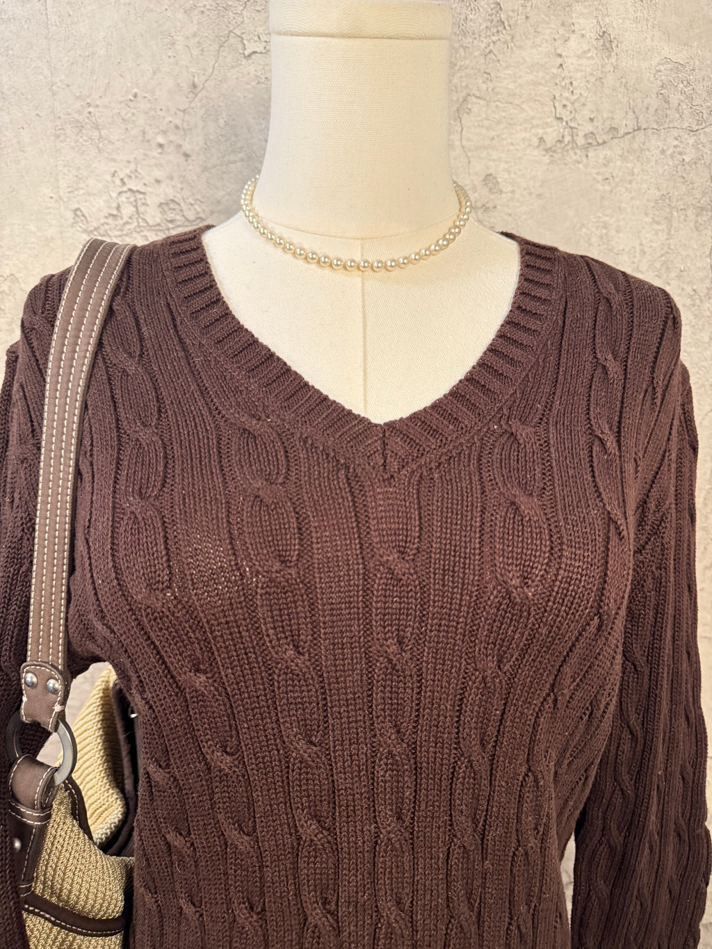 Jones New York brown sweatshirt