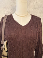 Jones New York brown sweatshirt