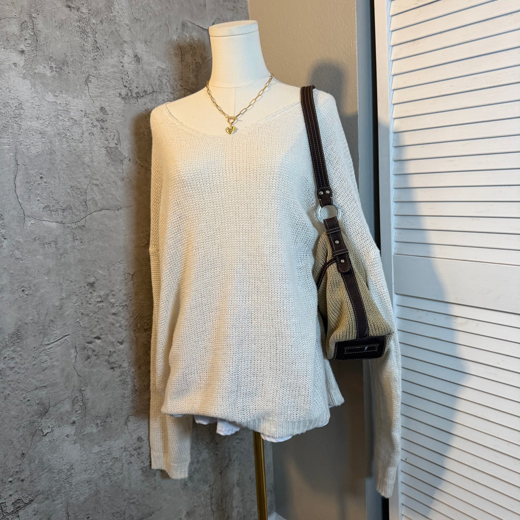 White sweater
