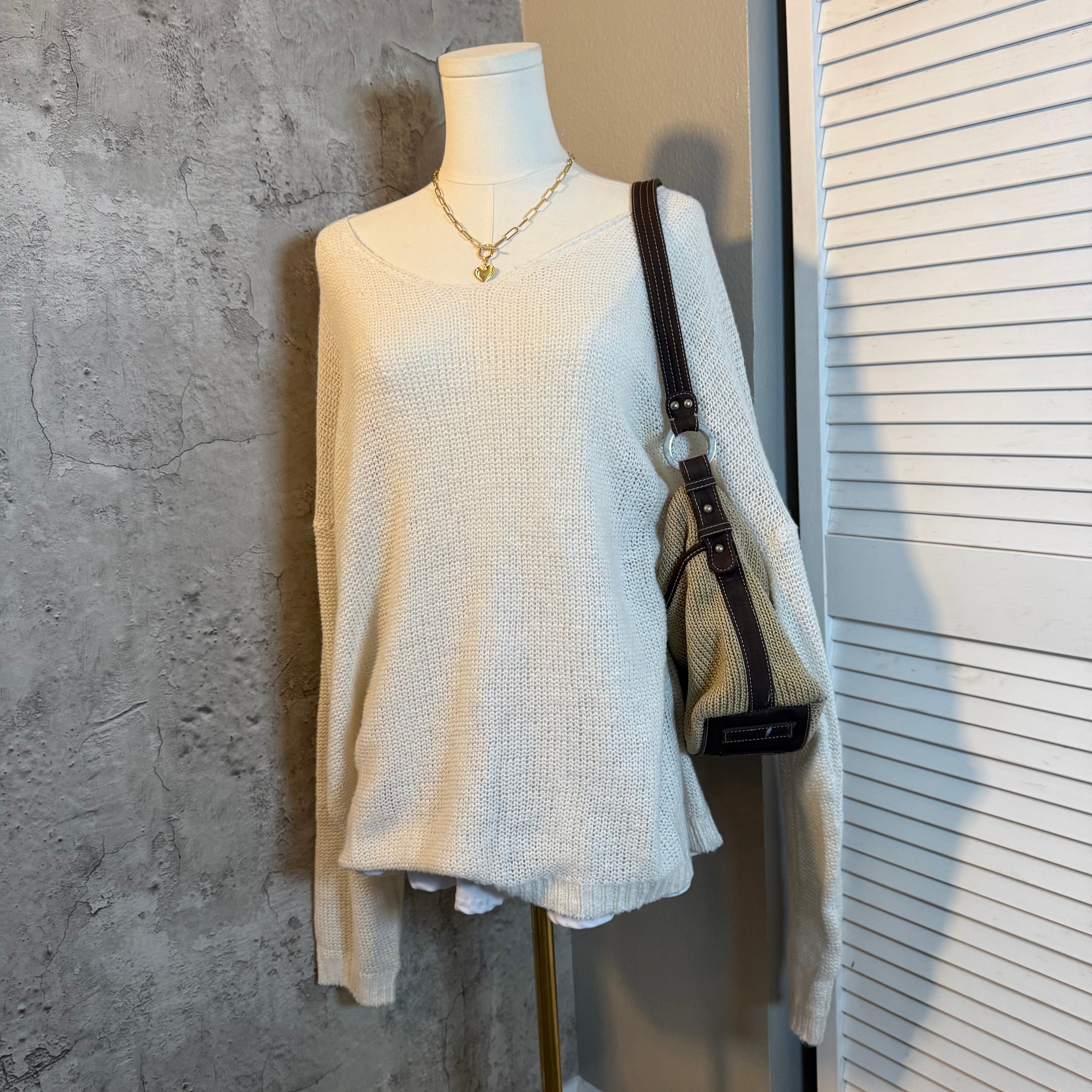 White sweater