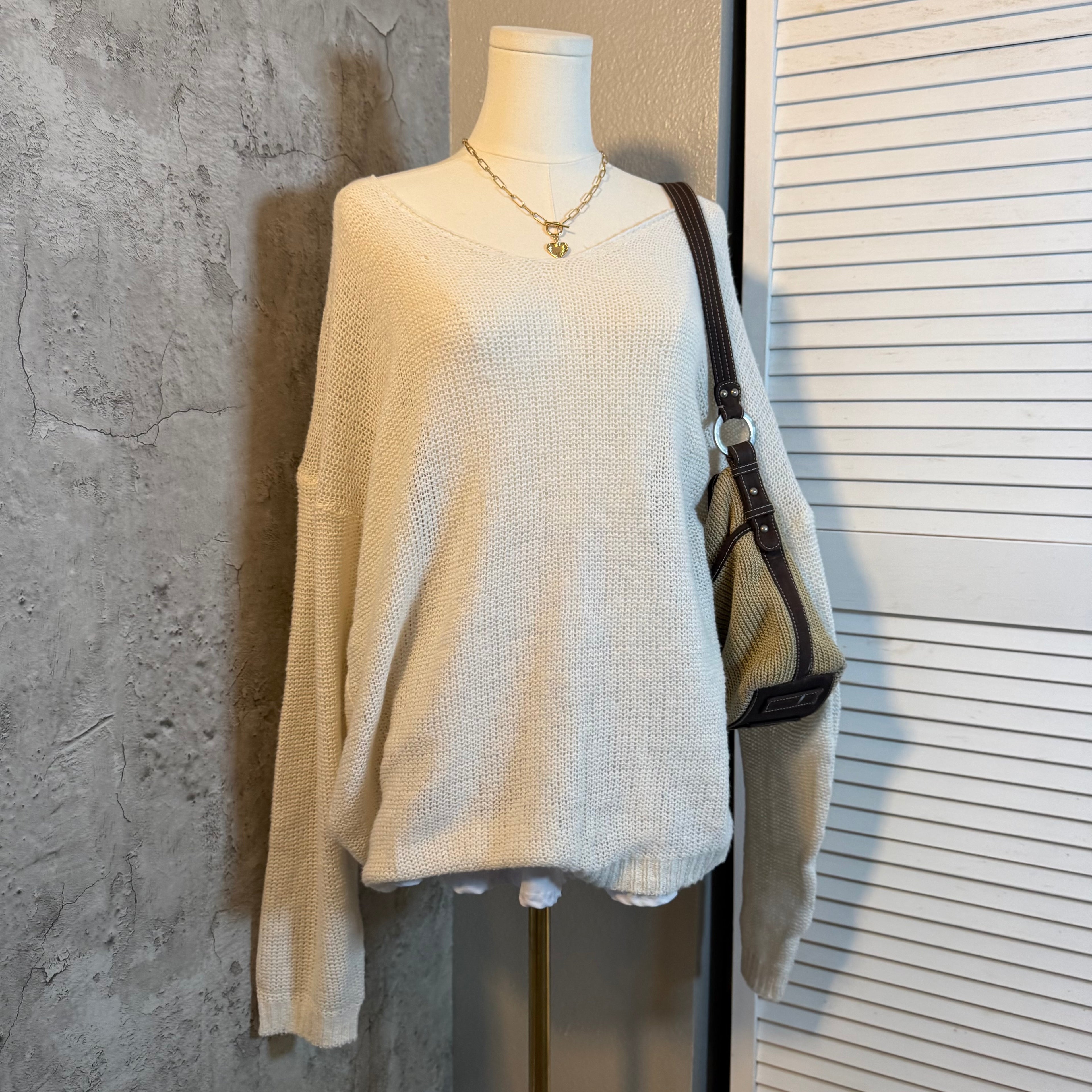 White sweater