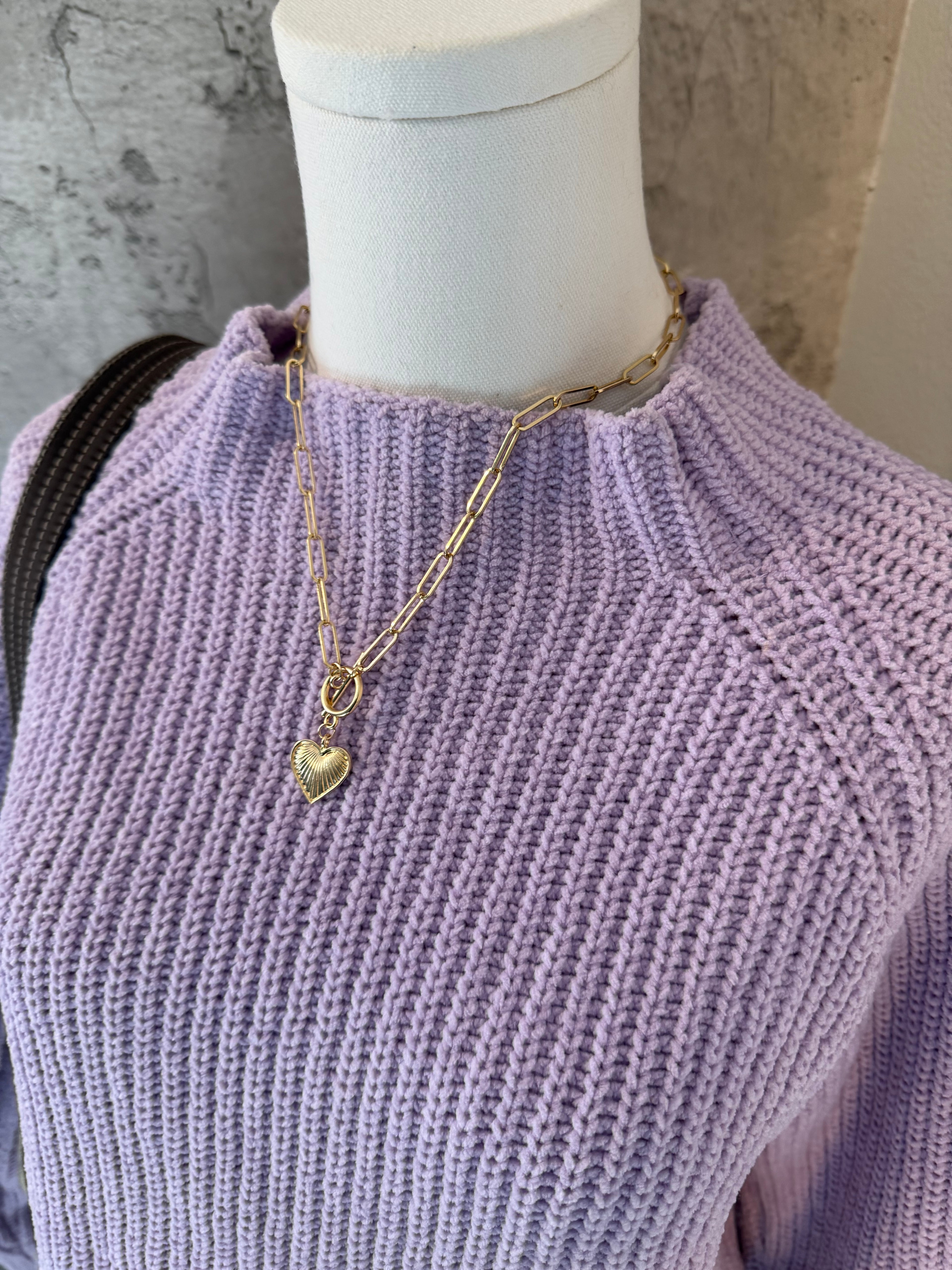 Purple sweater