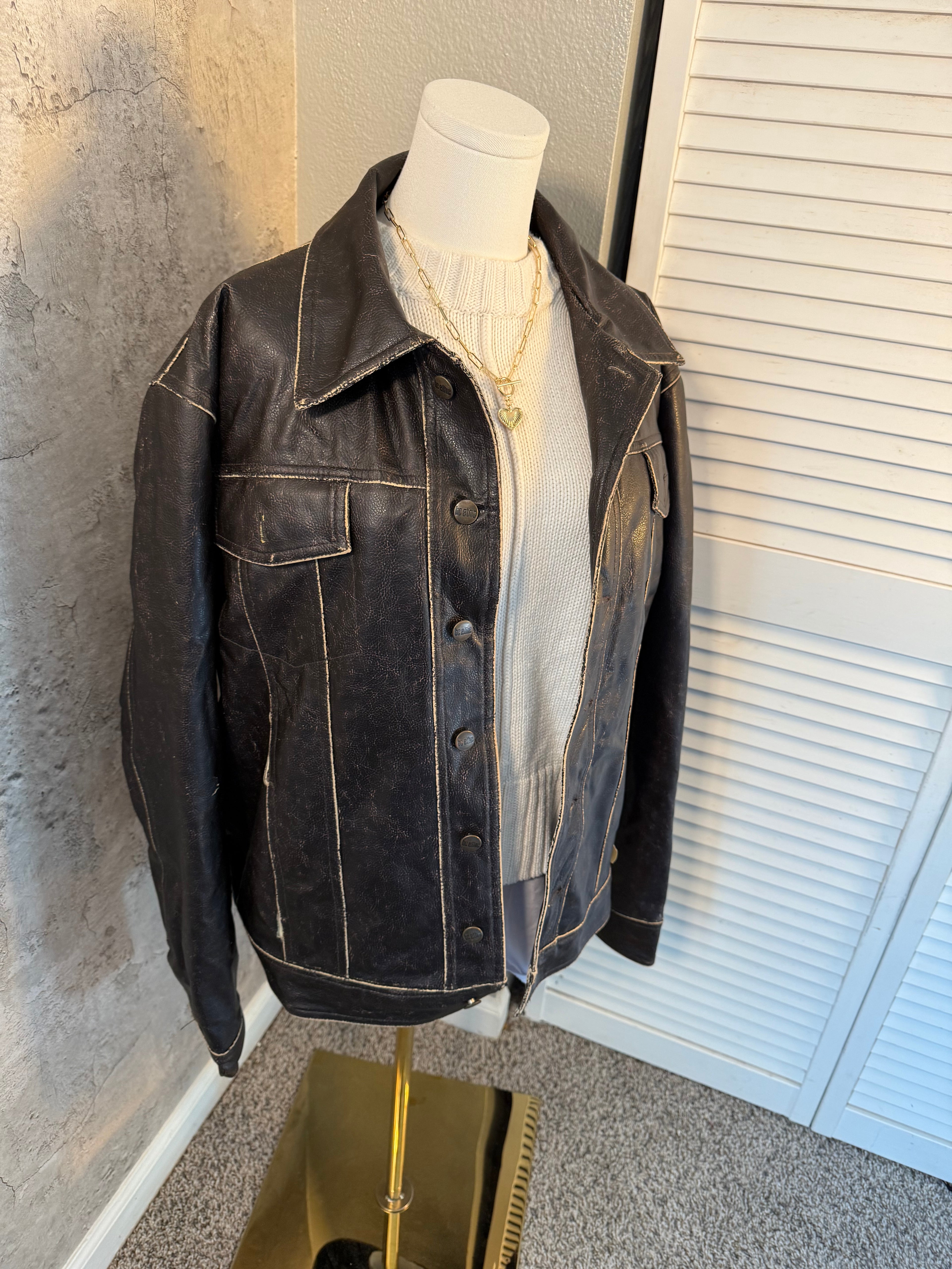 Leather jacket
