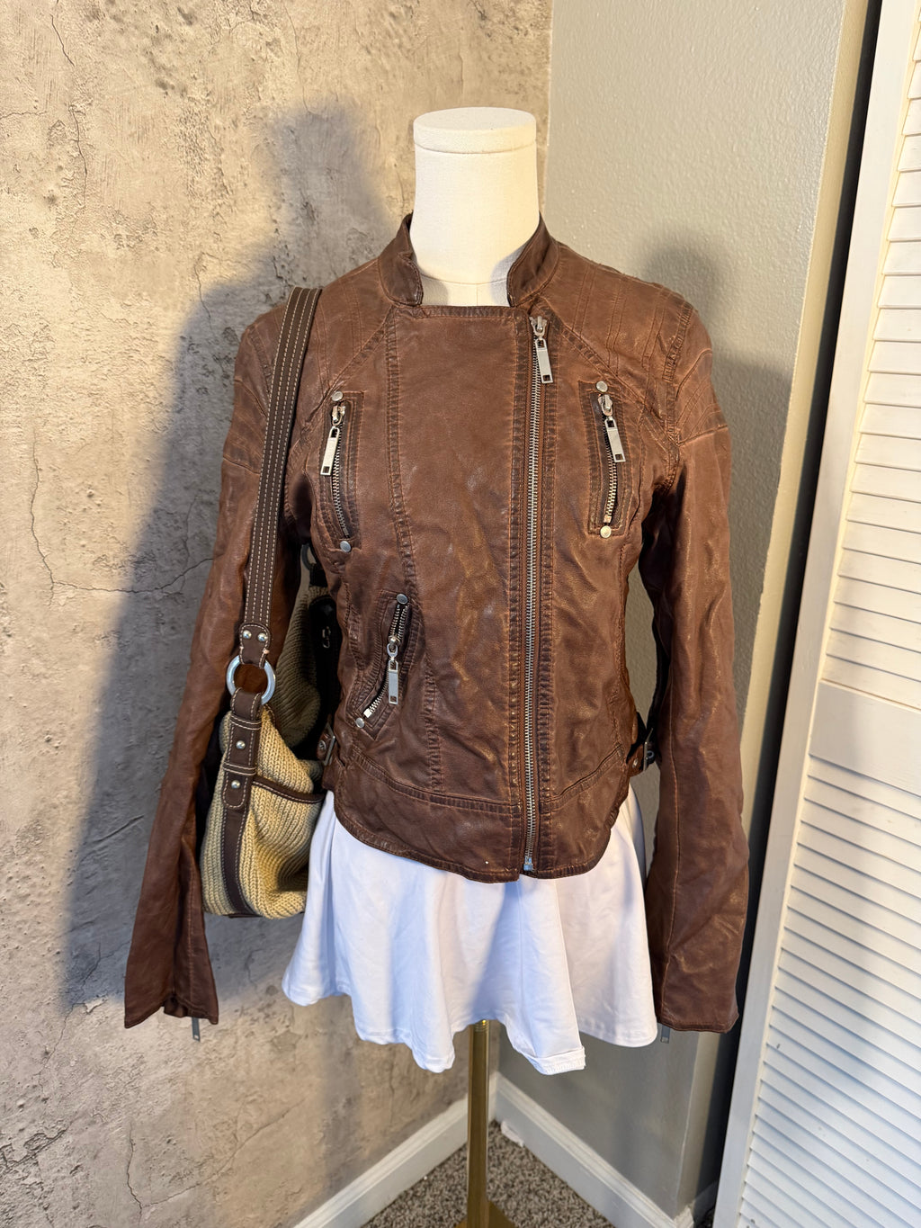 Leather jacket