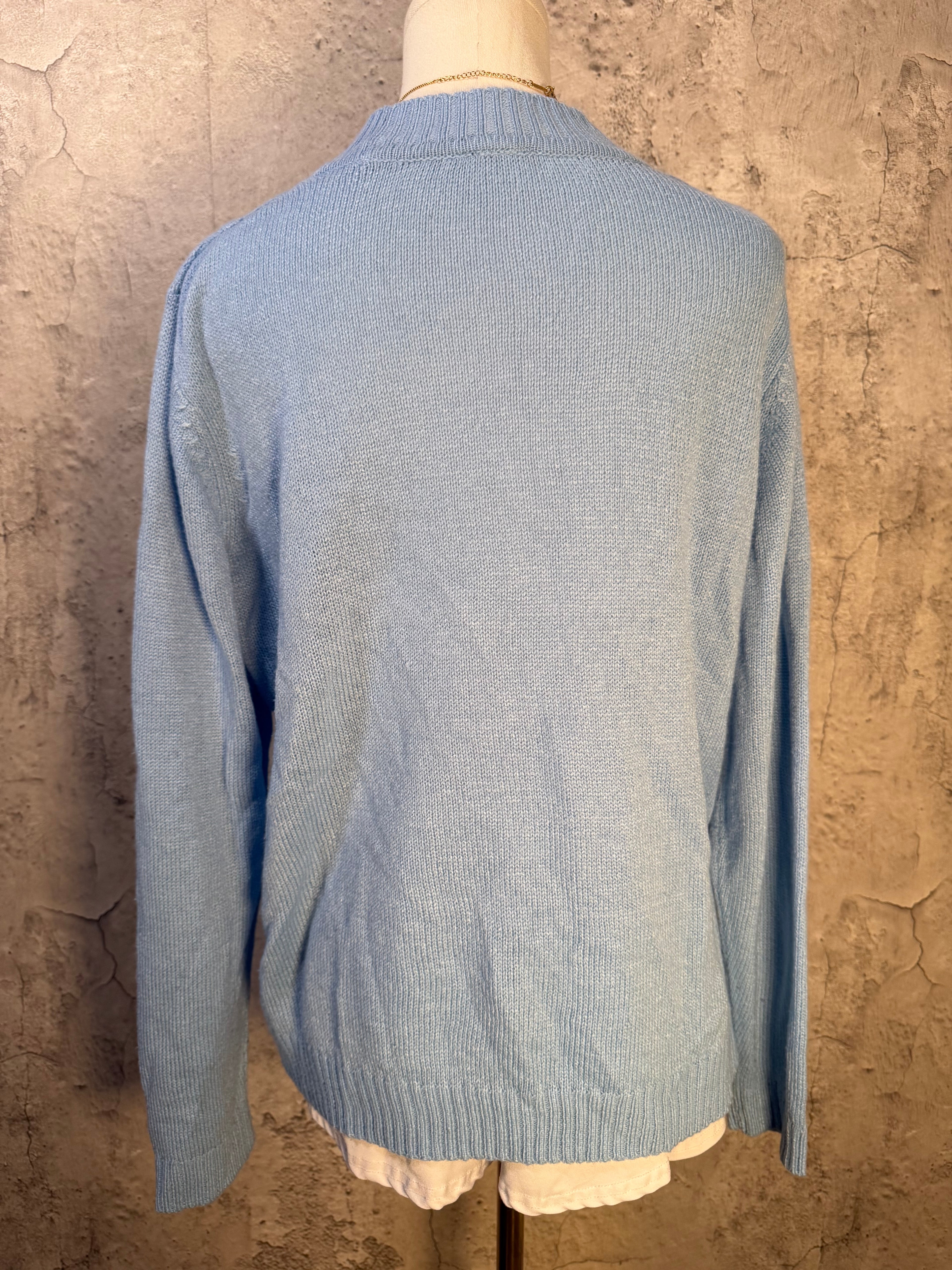 Blue crewneck