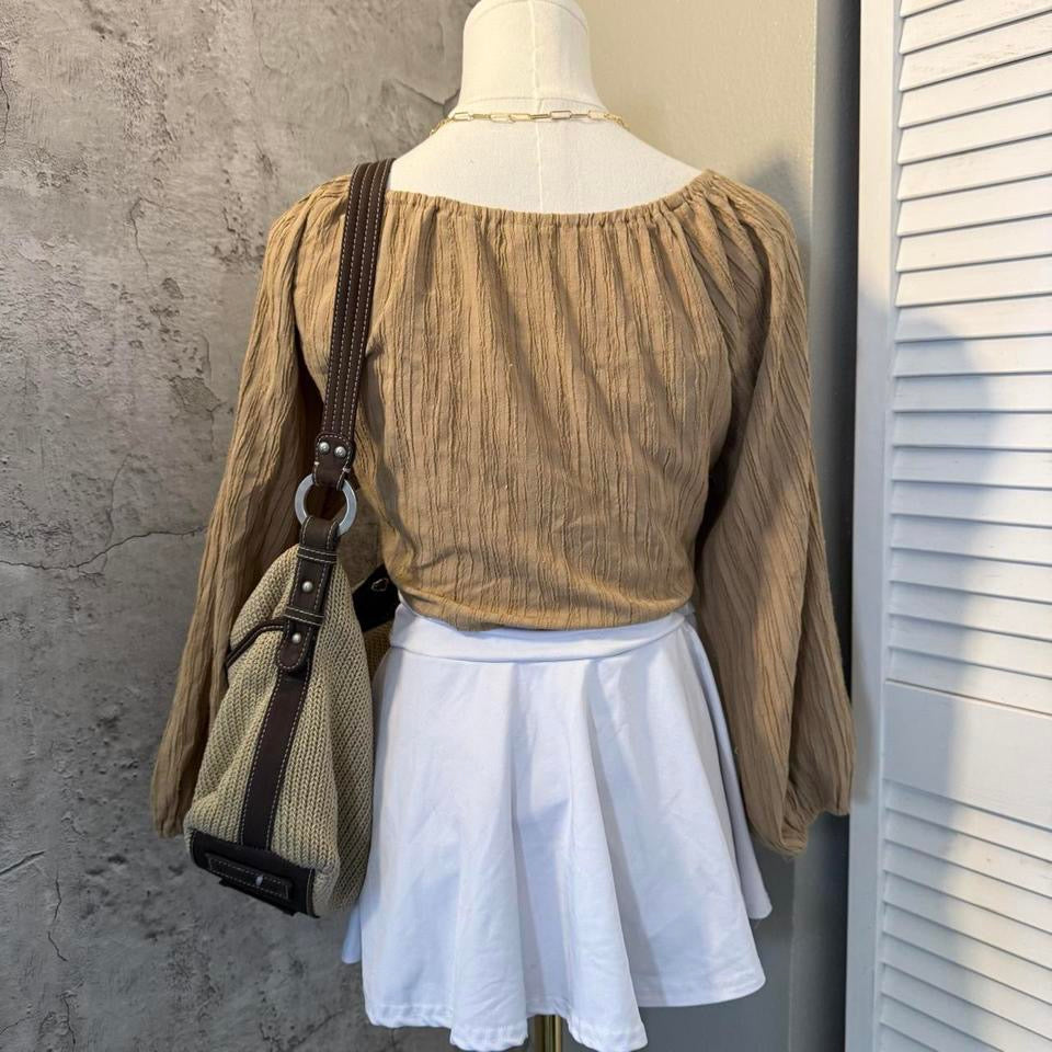Tan longsleeve top