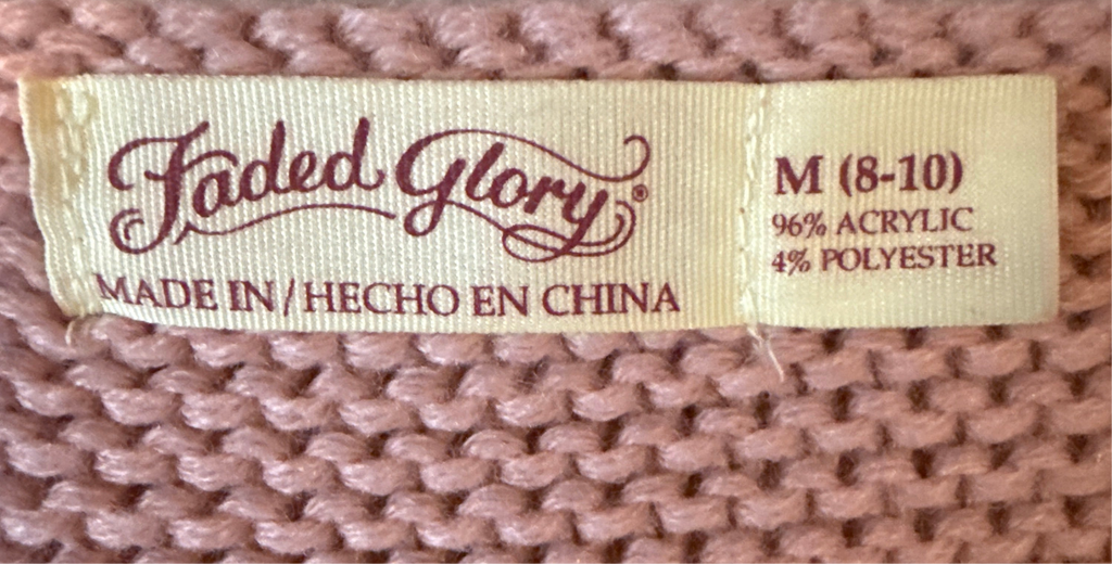 Faded glory sweater