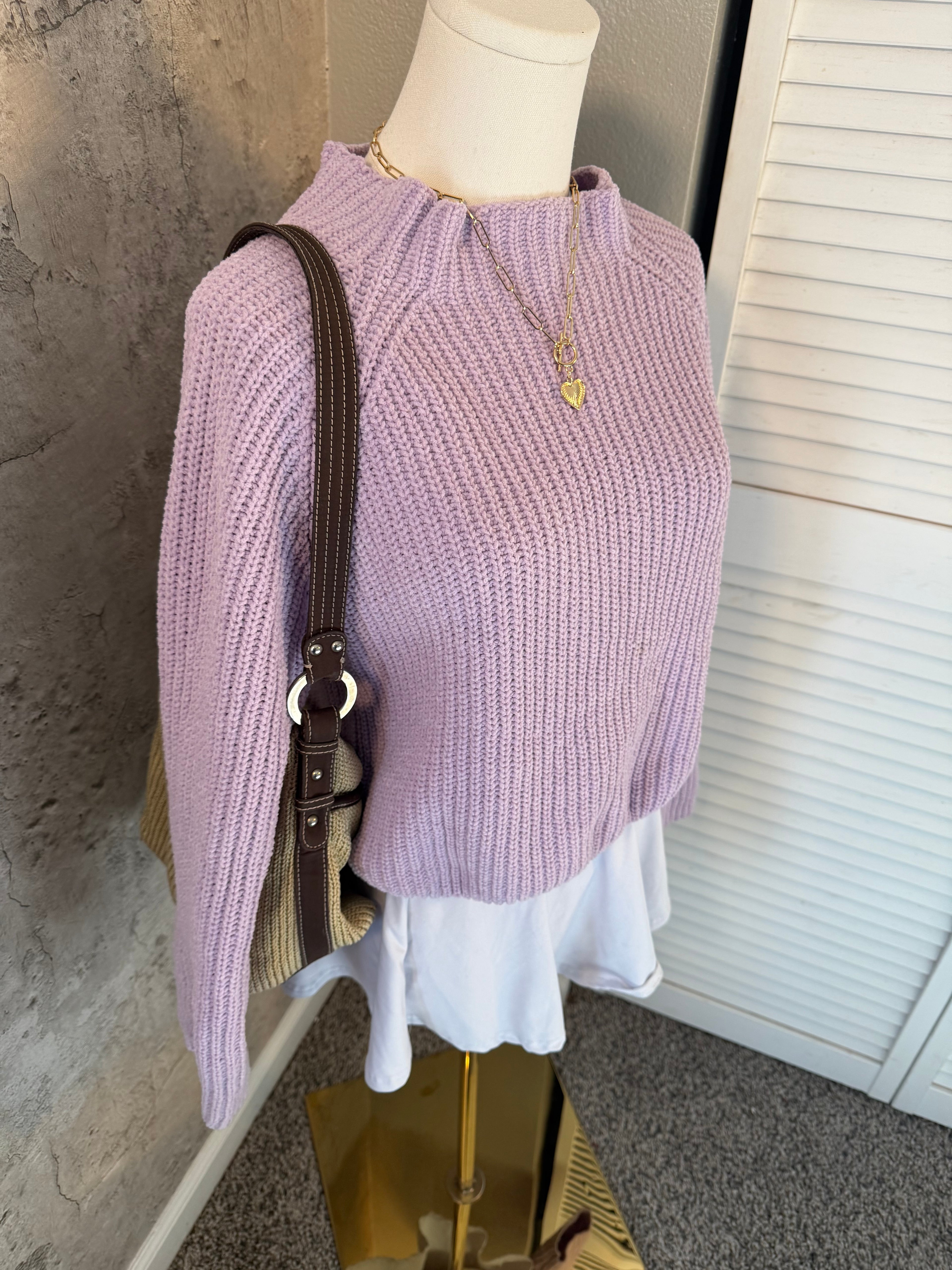 Purple sweater