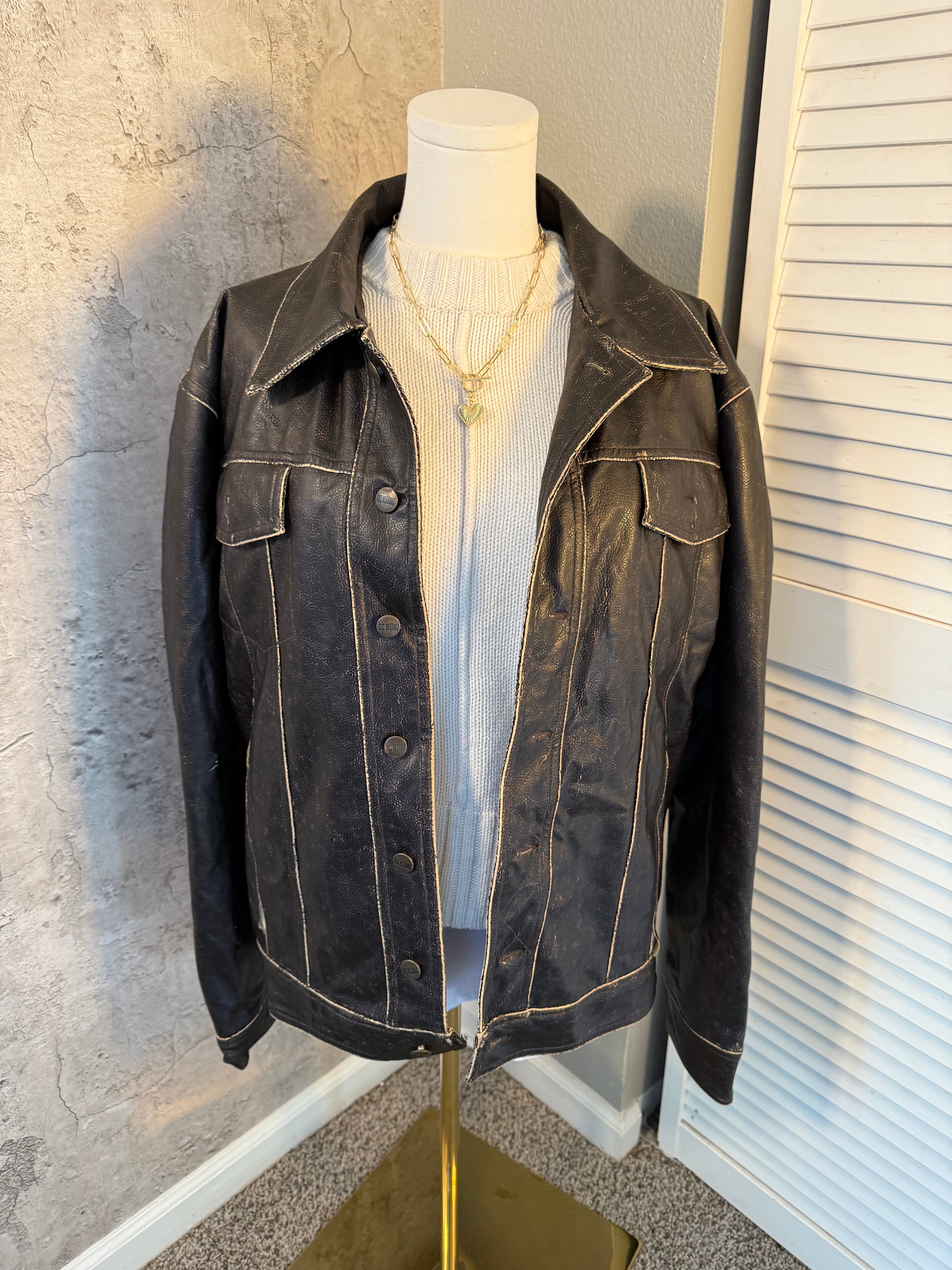Leather jacket