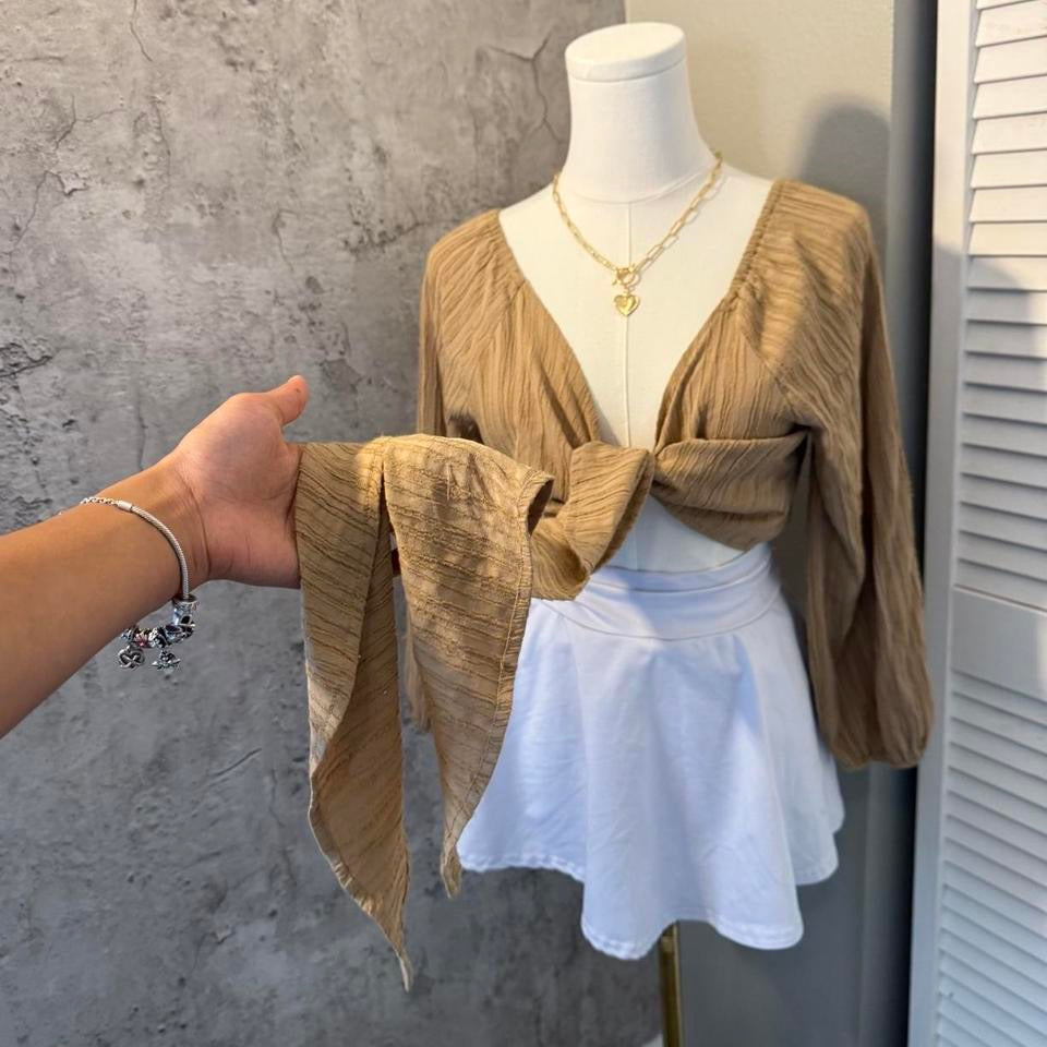Tan longsleeve top