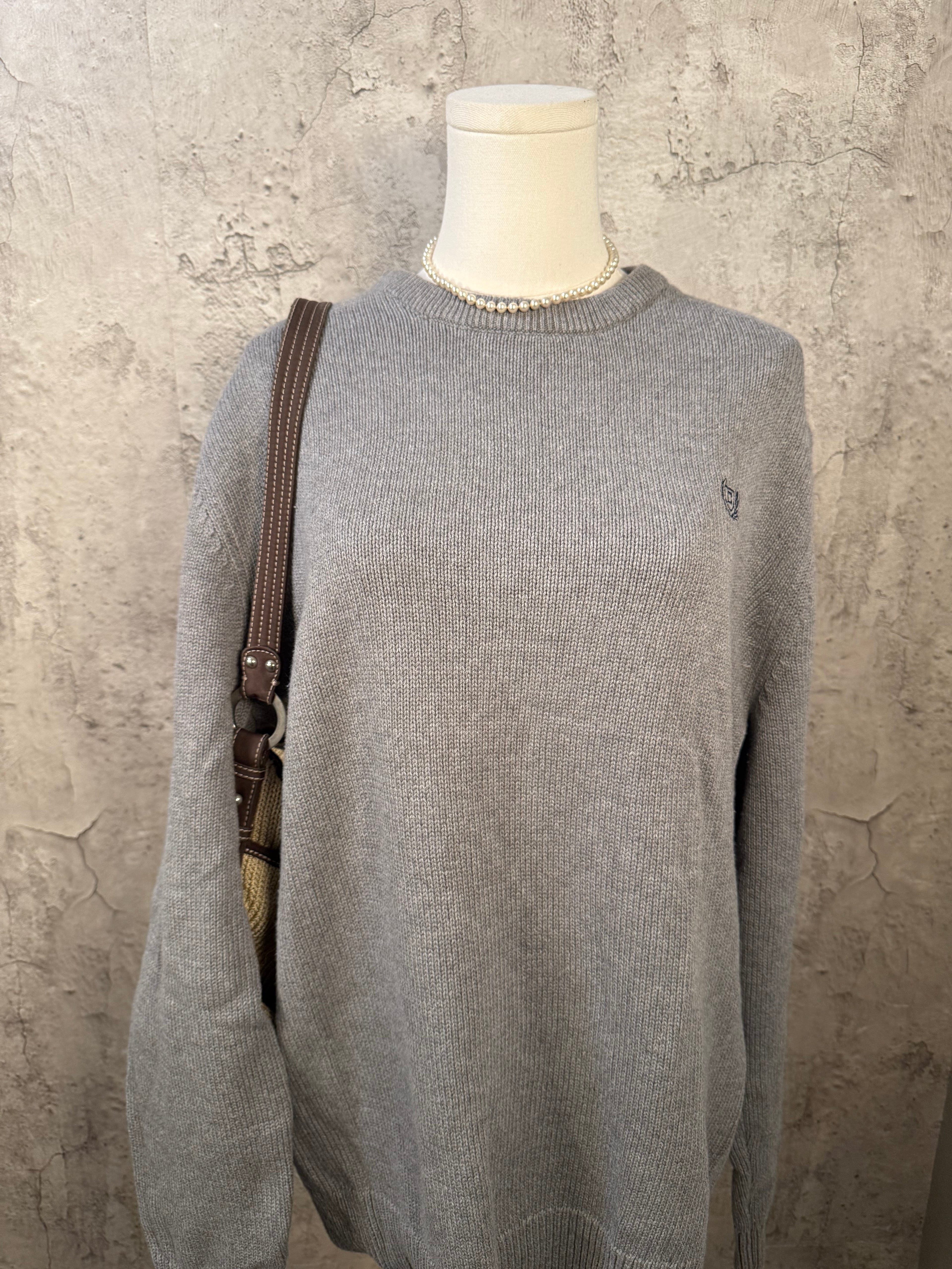 Gray chaps sweatshirt