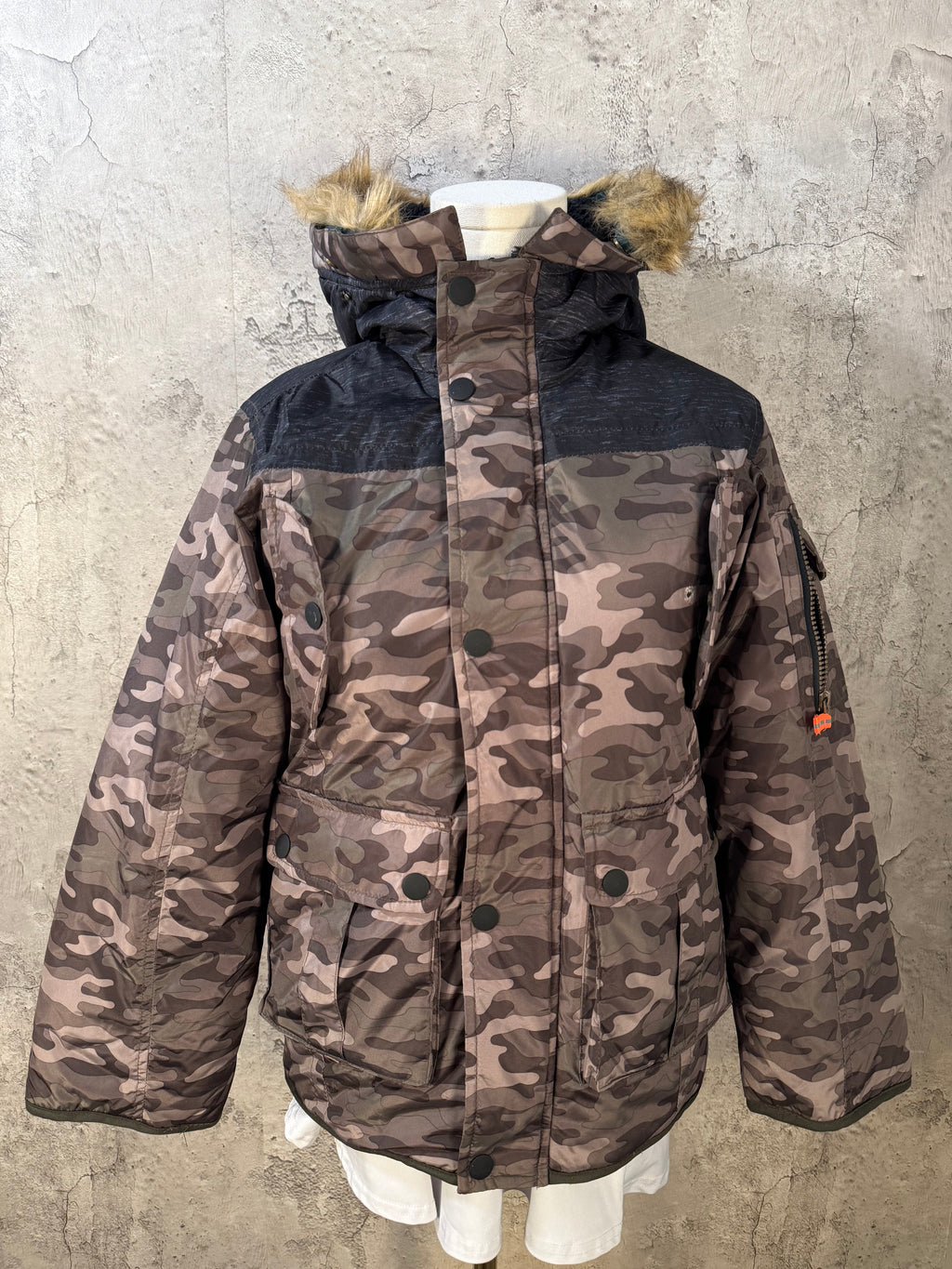 London Fog Camo Puffer