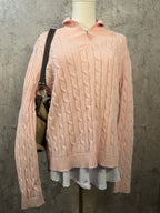 Chaps pink sweater