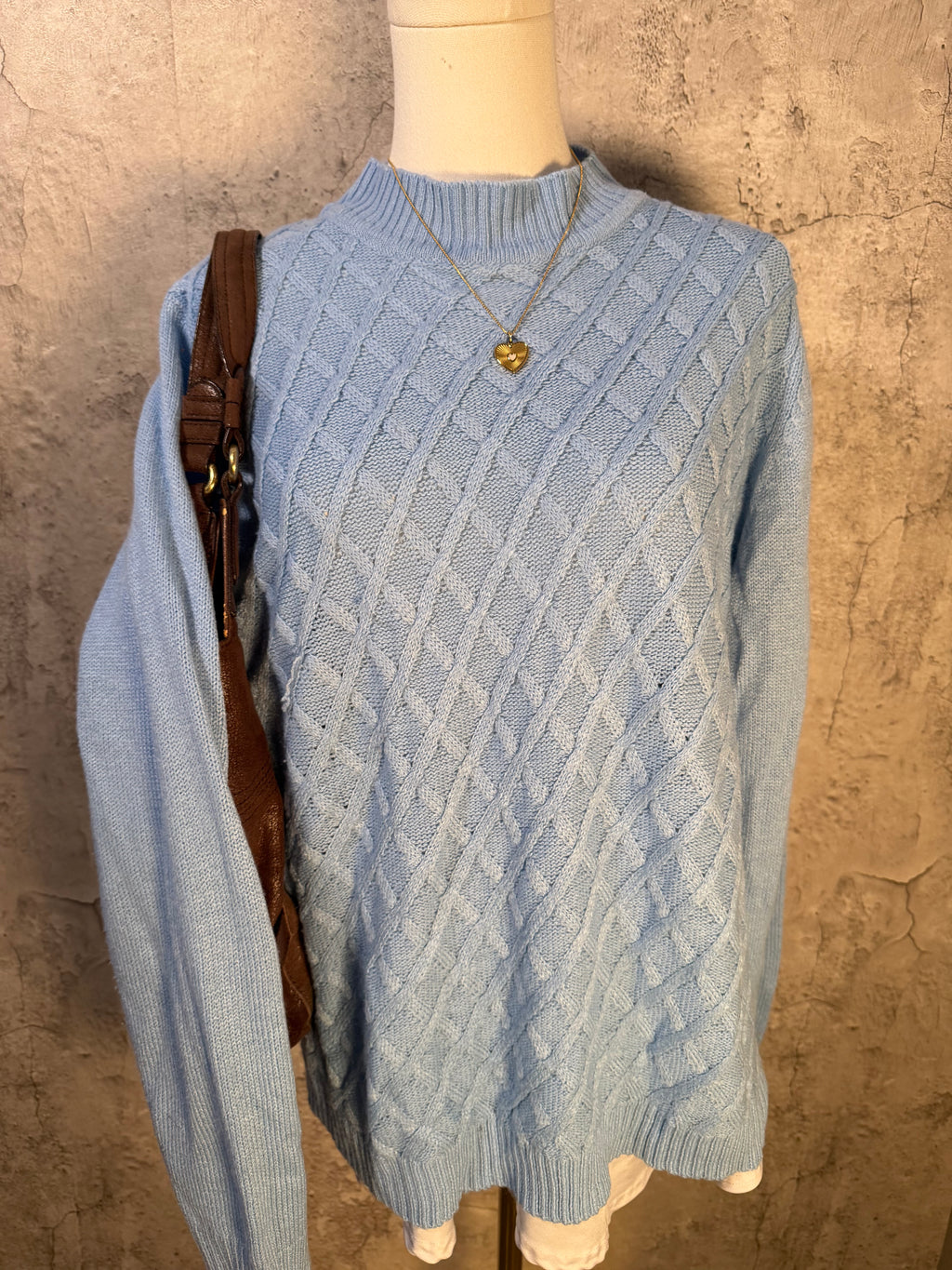Blue crewneck