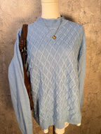 Blue crewneck