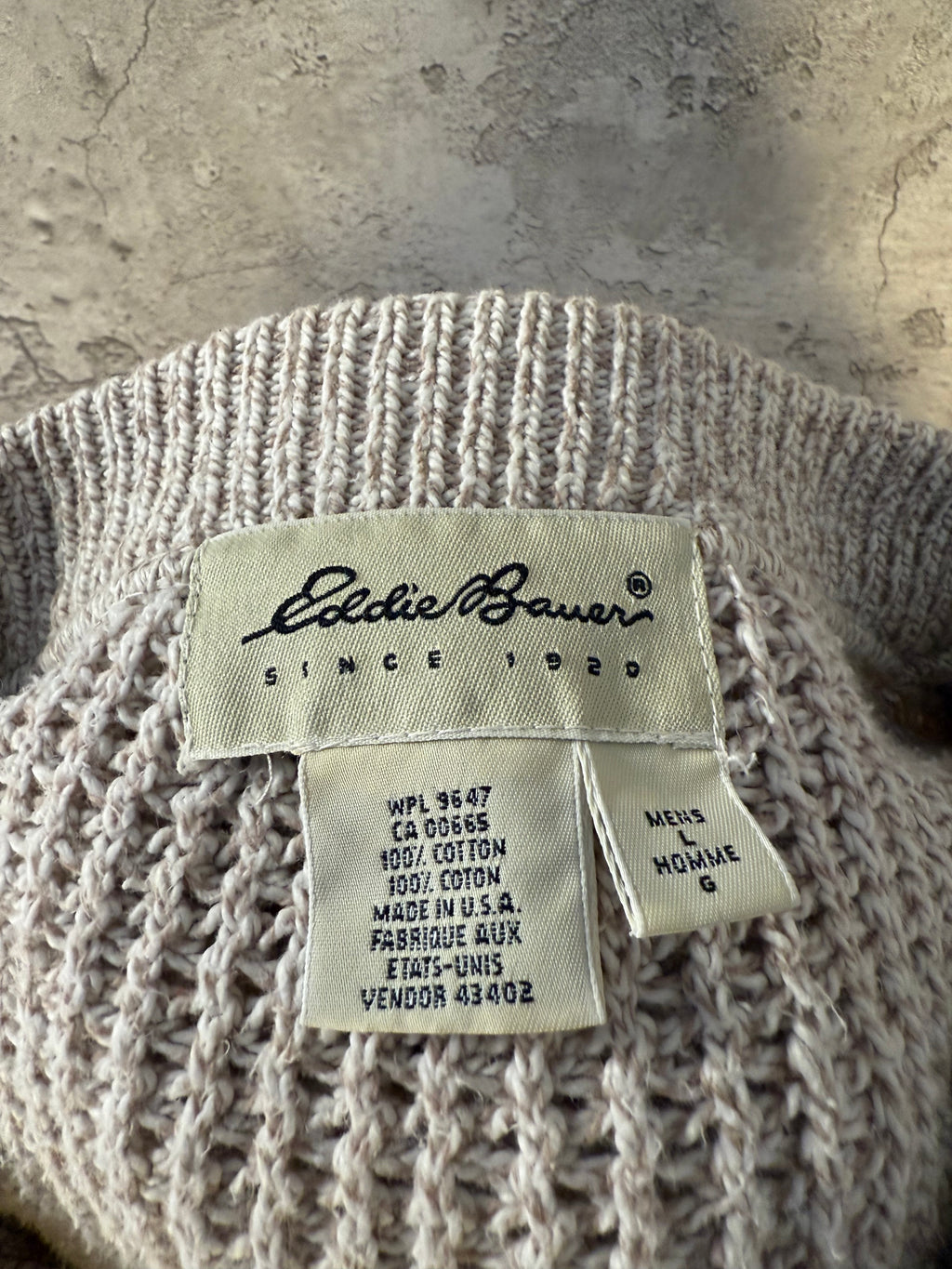 Oversized grey sweater