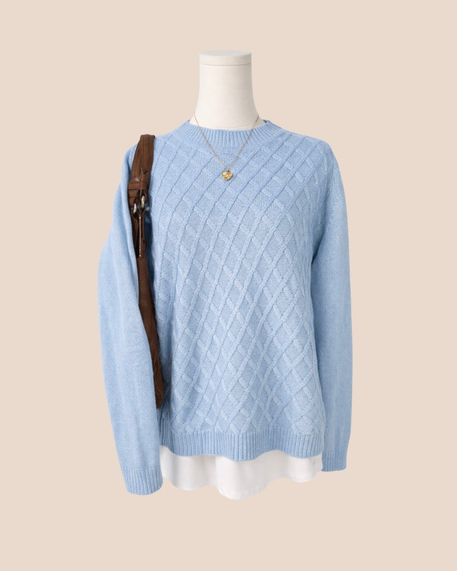 Blue crewneck