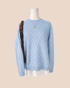 Blue crewneck
