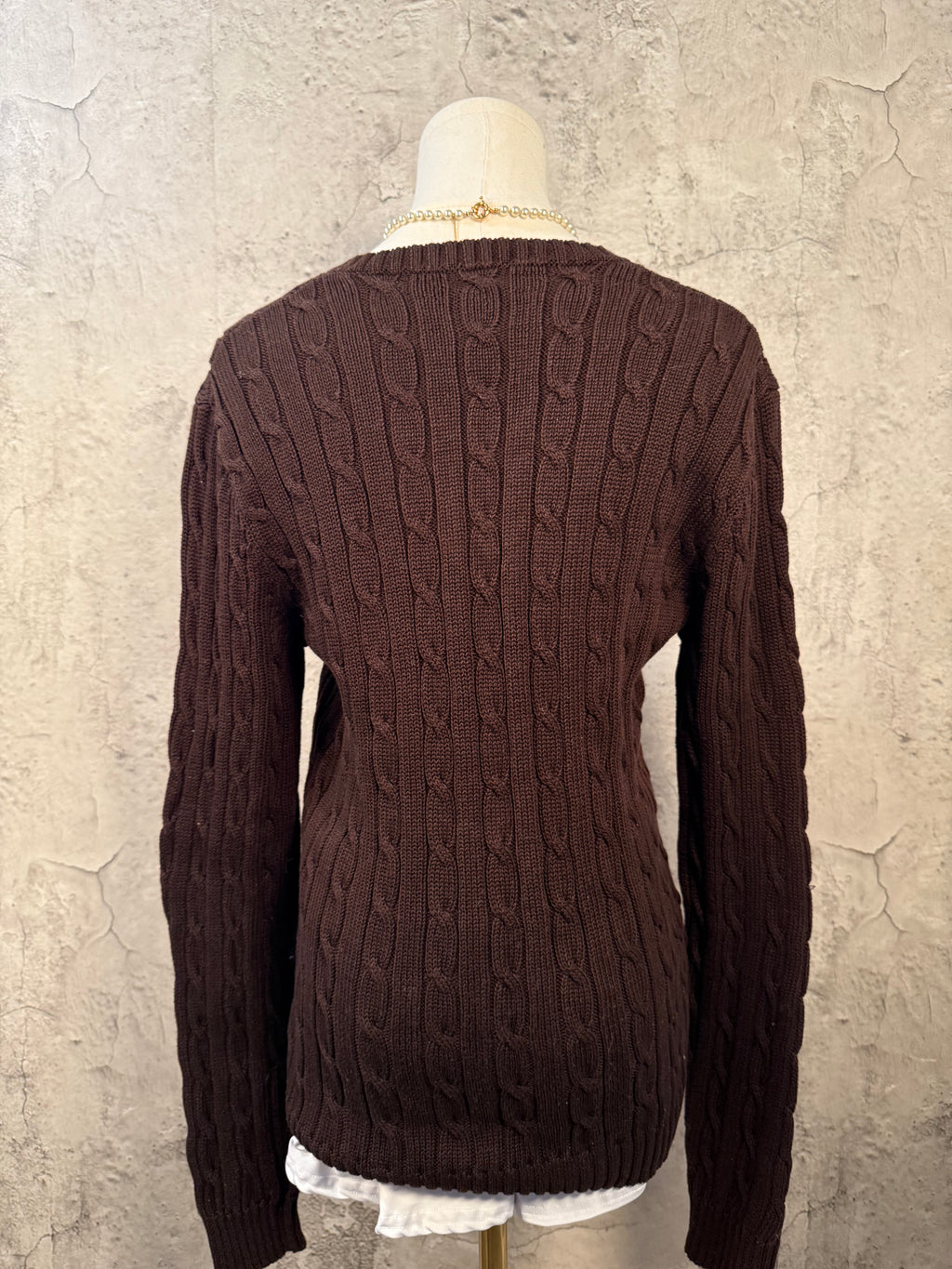 Jones New York brown sweatshirt