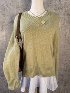 Green sweater