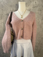 Pink cardigan