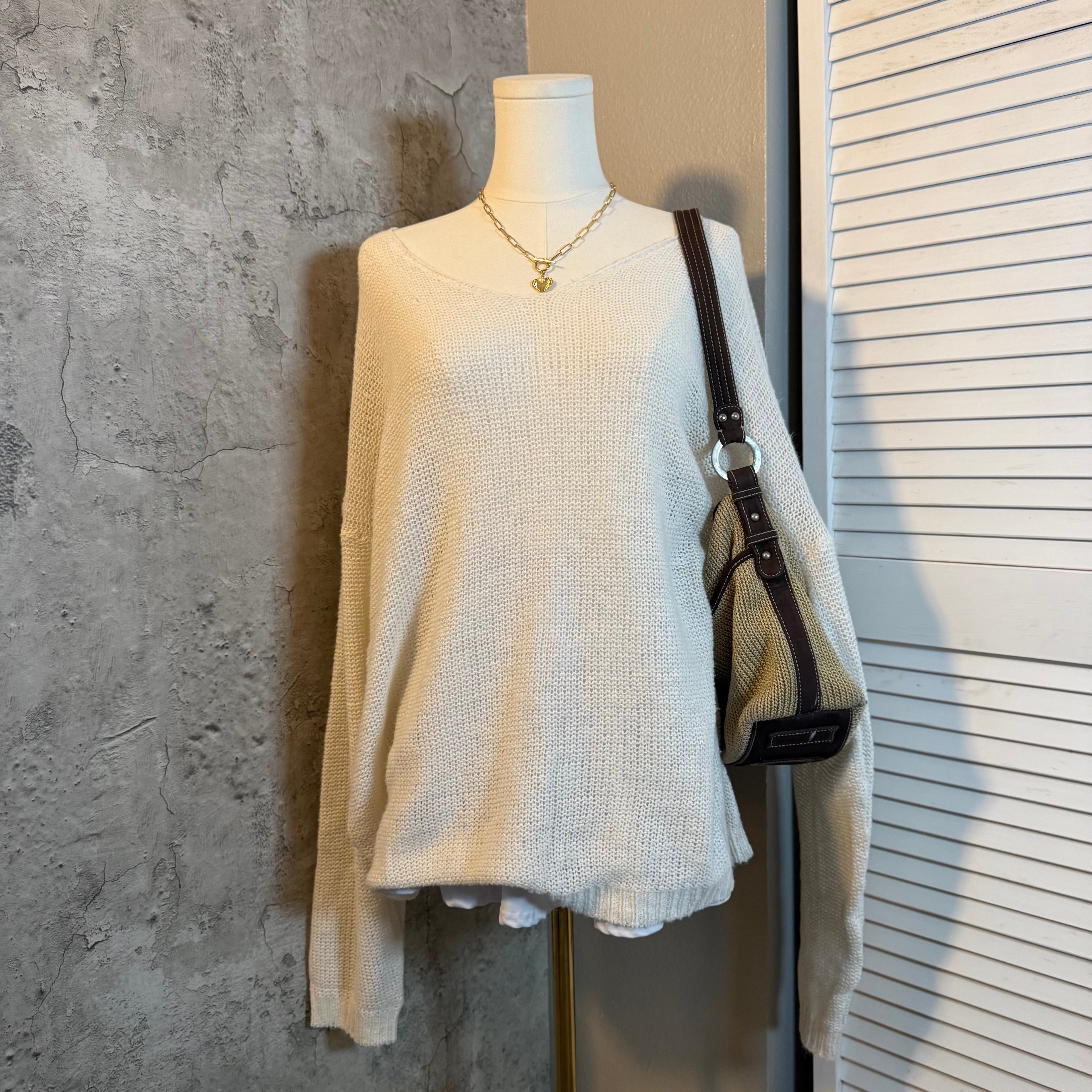 White sweater