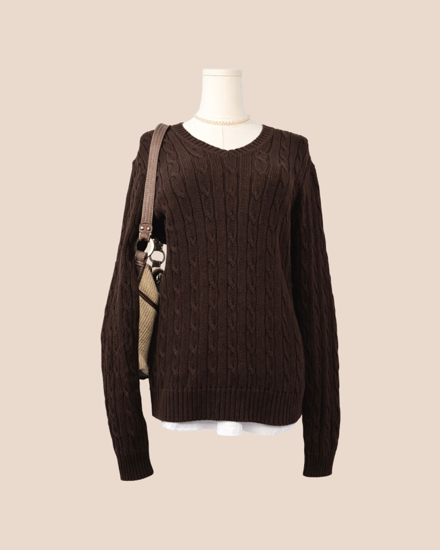 Jones New York brown sweatshirt