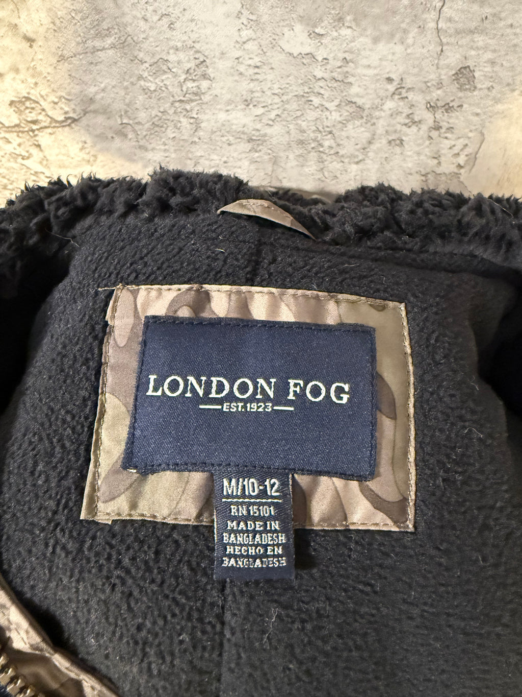London Fog Camo Puffer